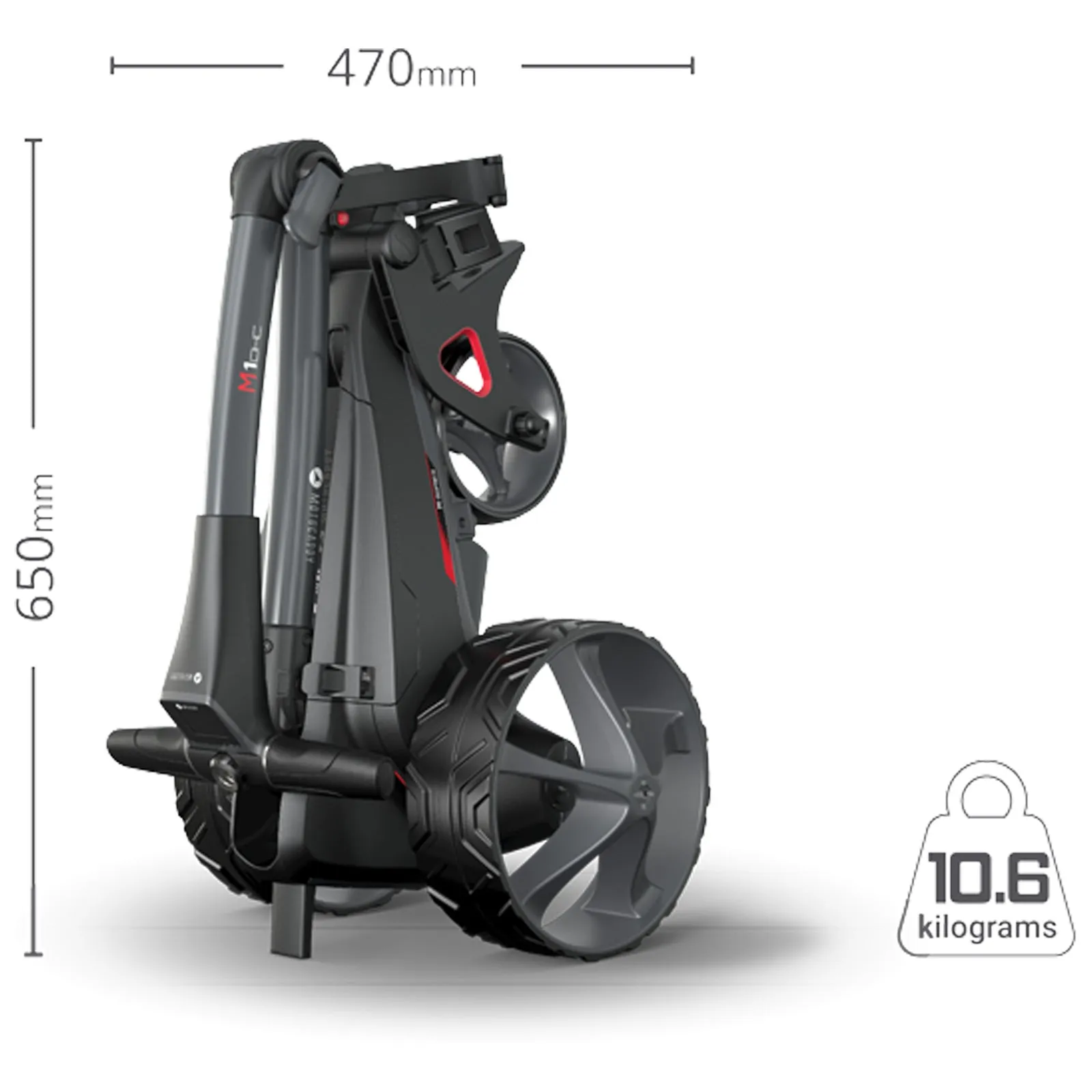 2024 Motocaddy M1 DHC Electric Golf Trolley