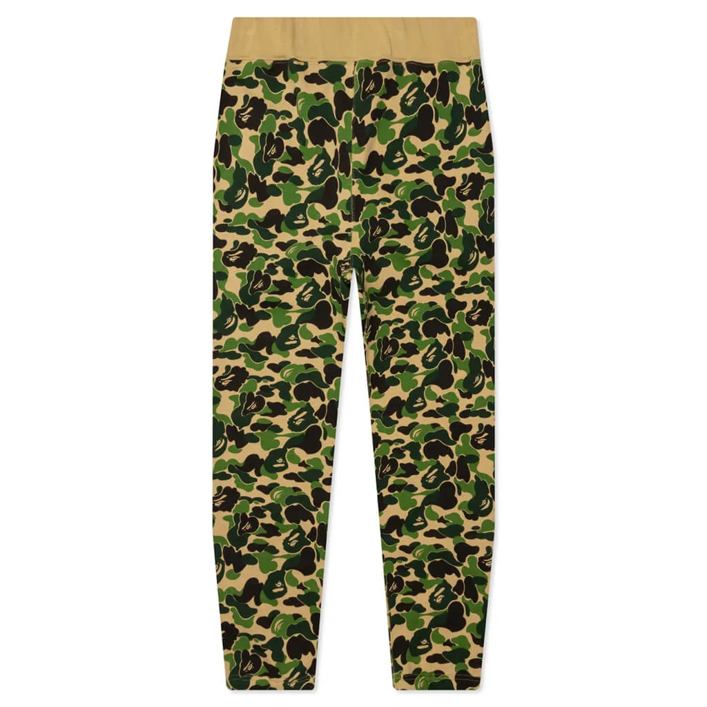 Abc Camo Sweat Pants - Green