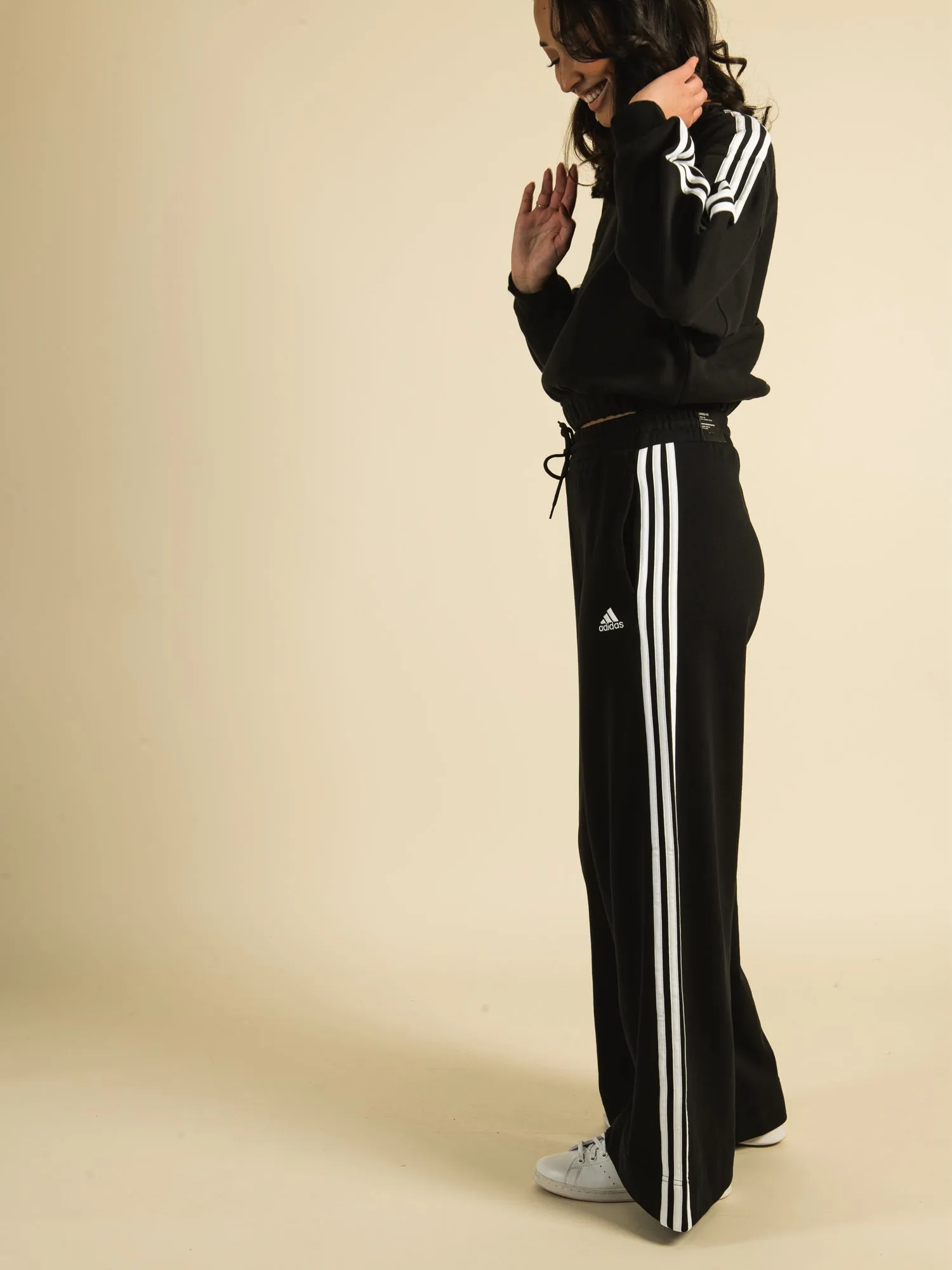 ADIDAS 3-STRIPES WIDELEG SWEATPANTS - CLEARANCE