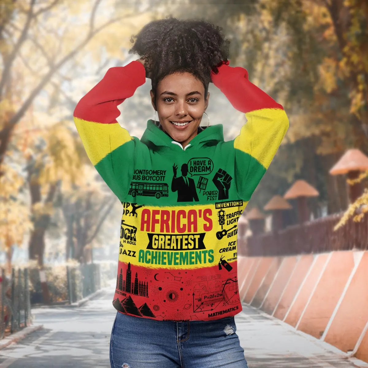 Africa's Greatest Achievements All-over Hoodie