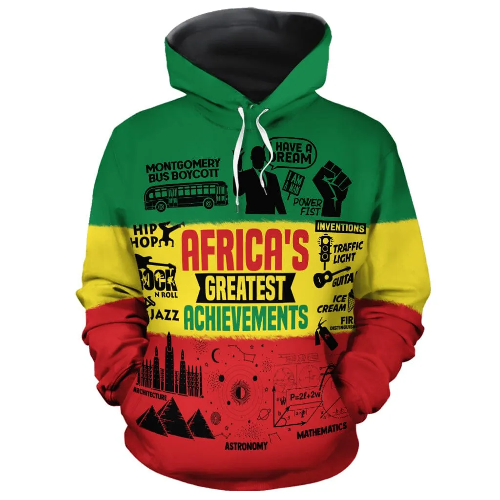 Africa's Greatest Achievements All-over Hoodie