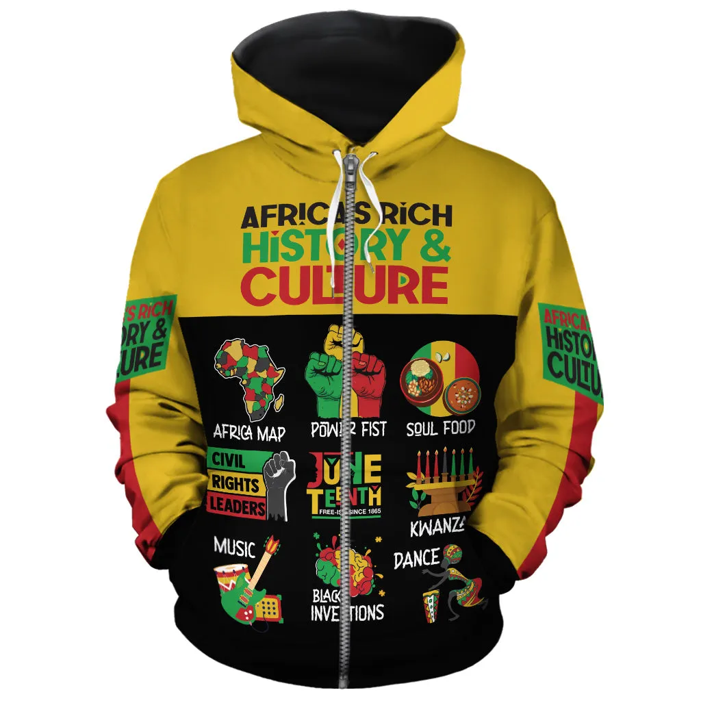 Africa's Rich History And Culture All-over Hoodie