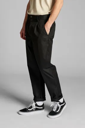 AKJAN  TWILL PANTS - Caviar