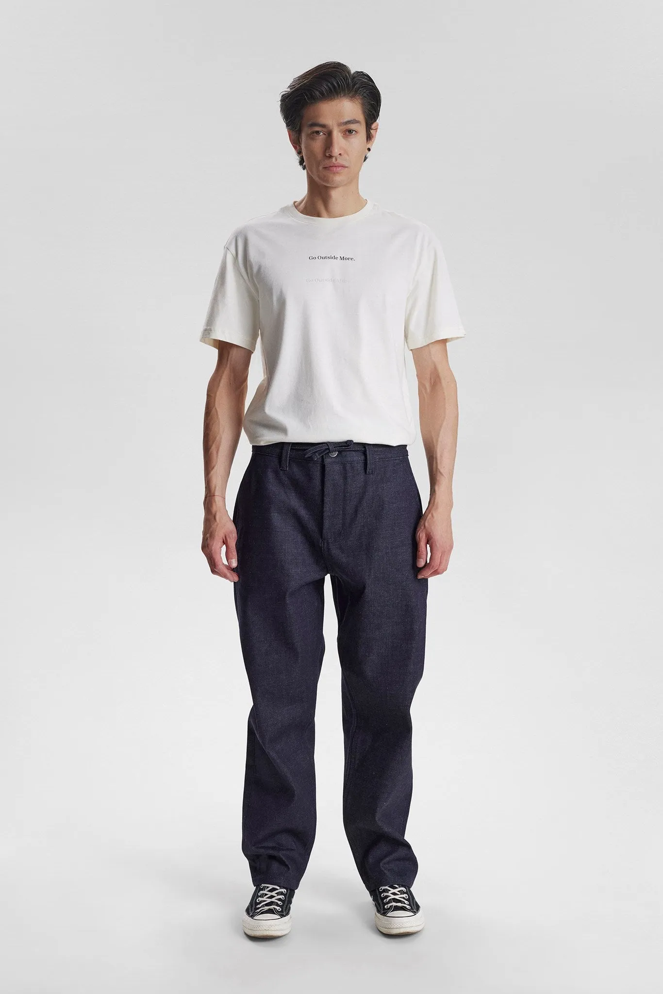 AKJANIC DENIM PANTS - Sky Captain