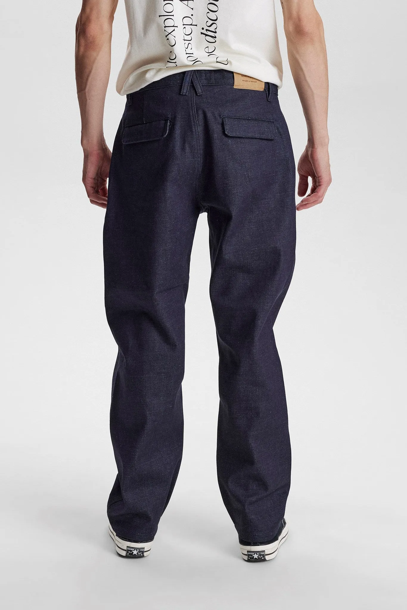 AKJANIC DENIM PANTS - Sky Captain