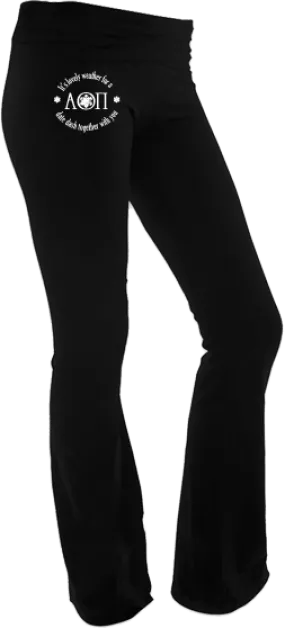 Alpha Omicron Pi Yoga Pants