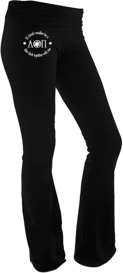 Alpha Omicron Pi Yoga Pants