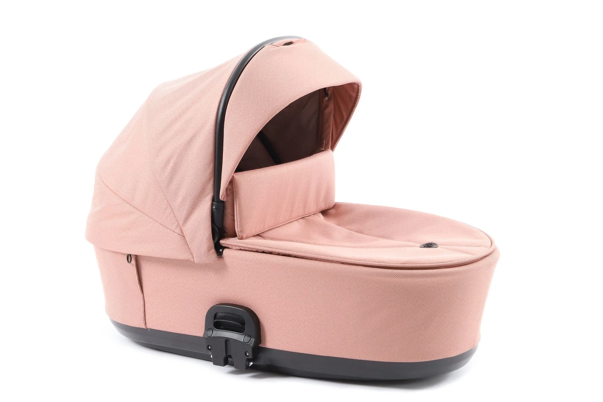 BabyStyle Prestige Vogue Pushchair - Coral / Black Frame / Brown Leather