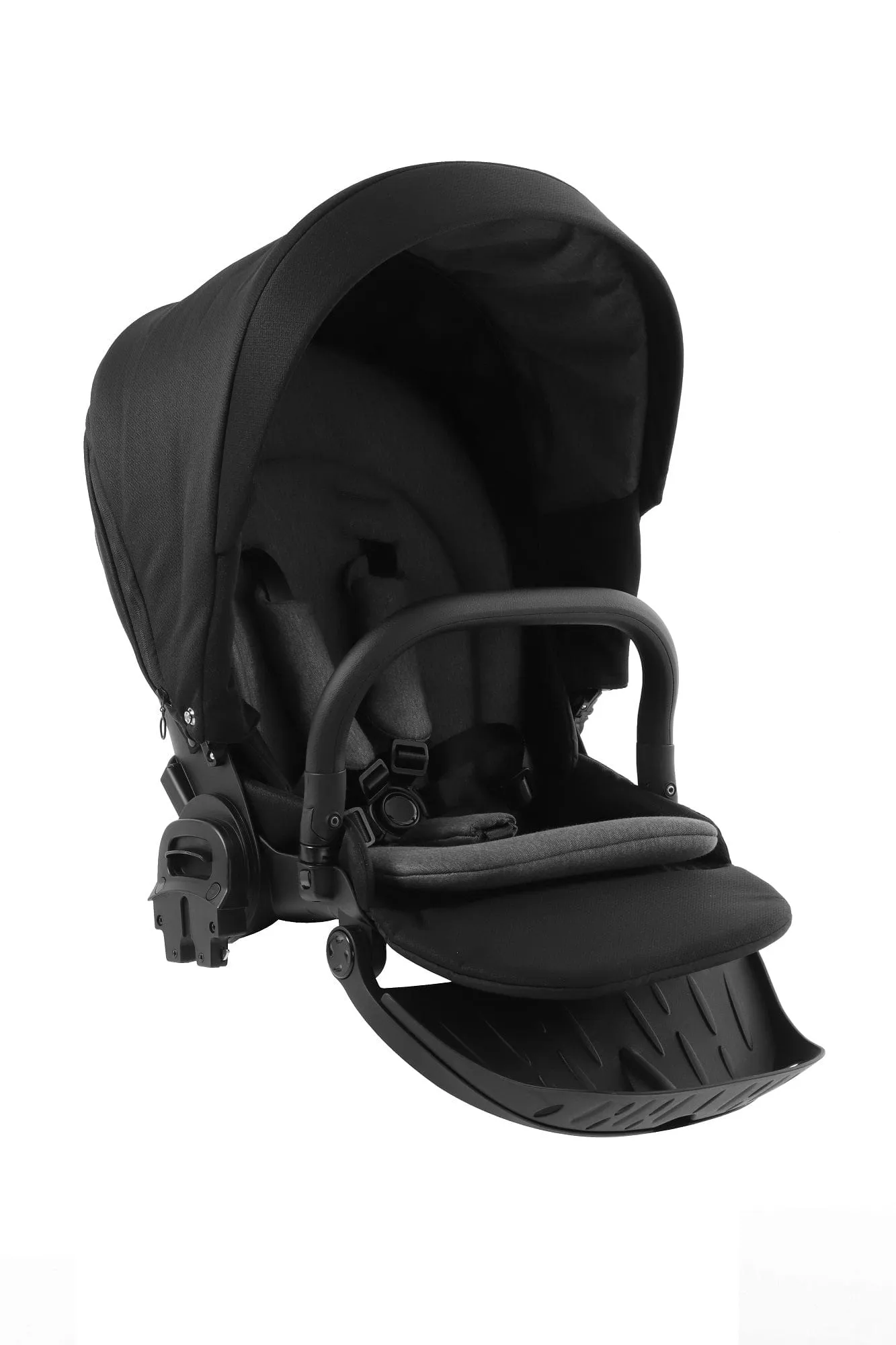 BabyStyle Prestige Vogue Pushchair - Ebony/ Black Frame / Black Leather