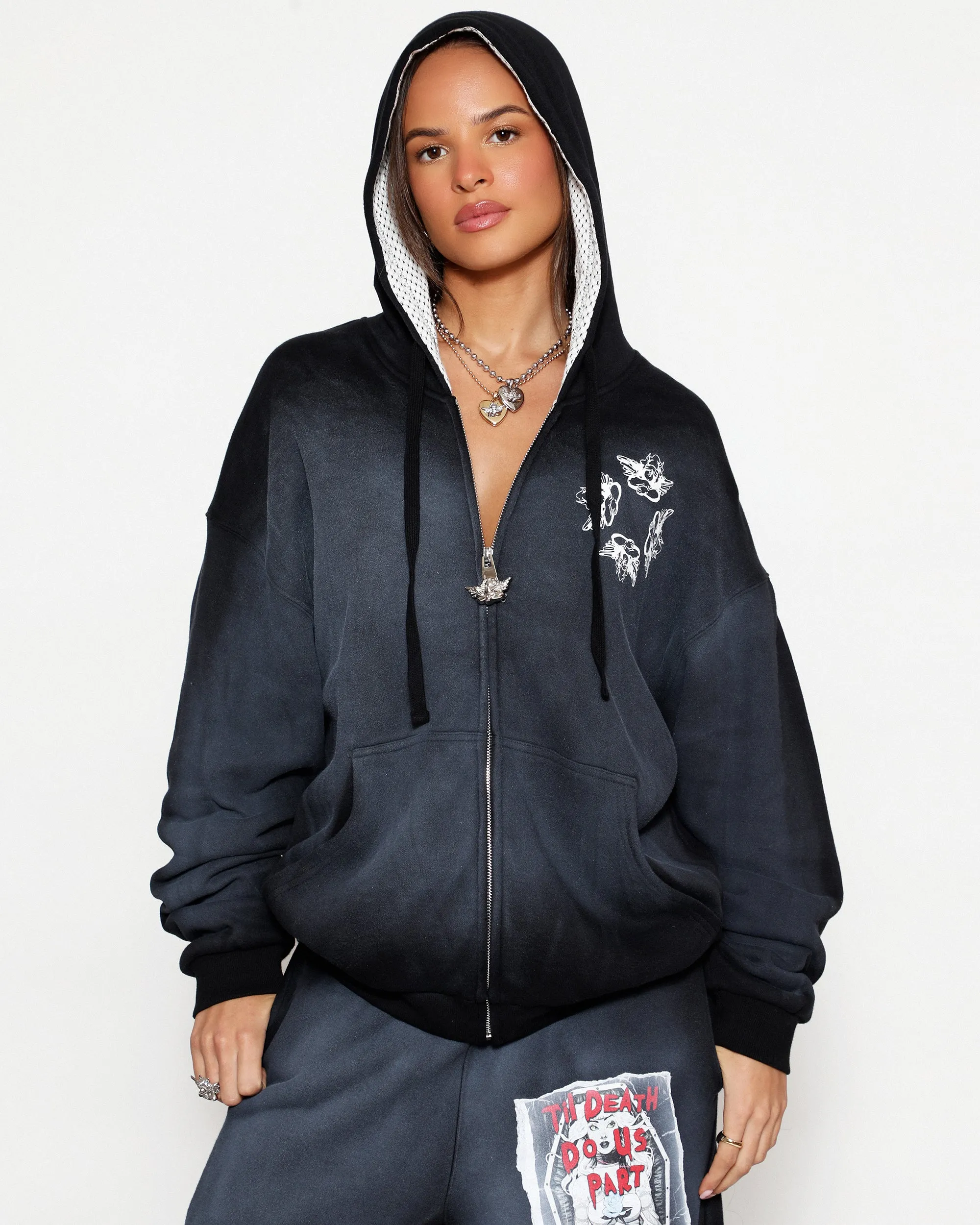 Beyond the Veil Harley Zip-Up Hoodie