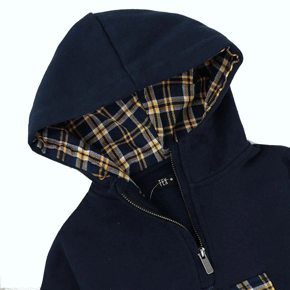 C1200 TX Influencer Front Pocket Royal Blue Pullup Hoodie