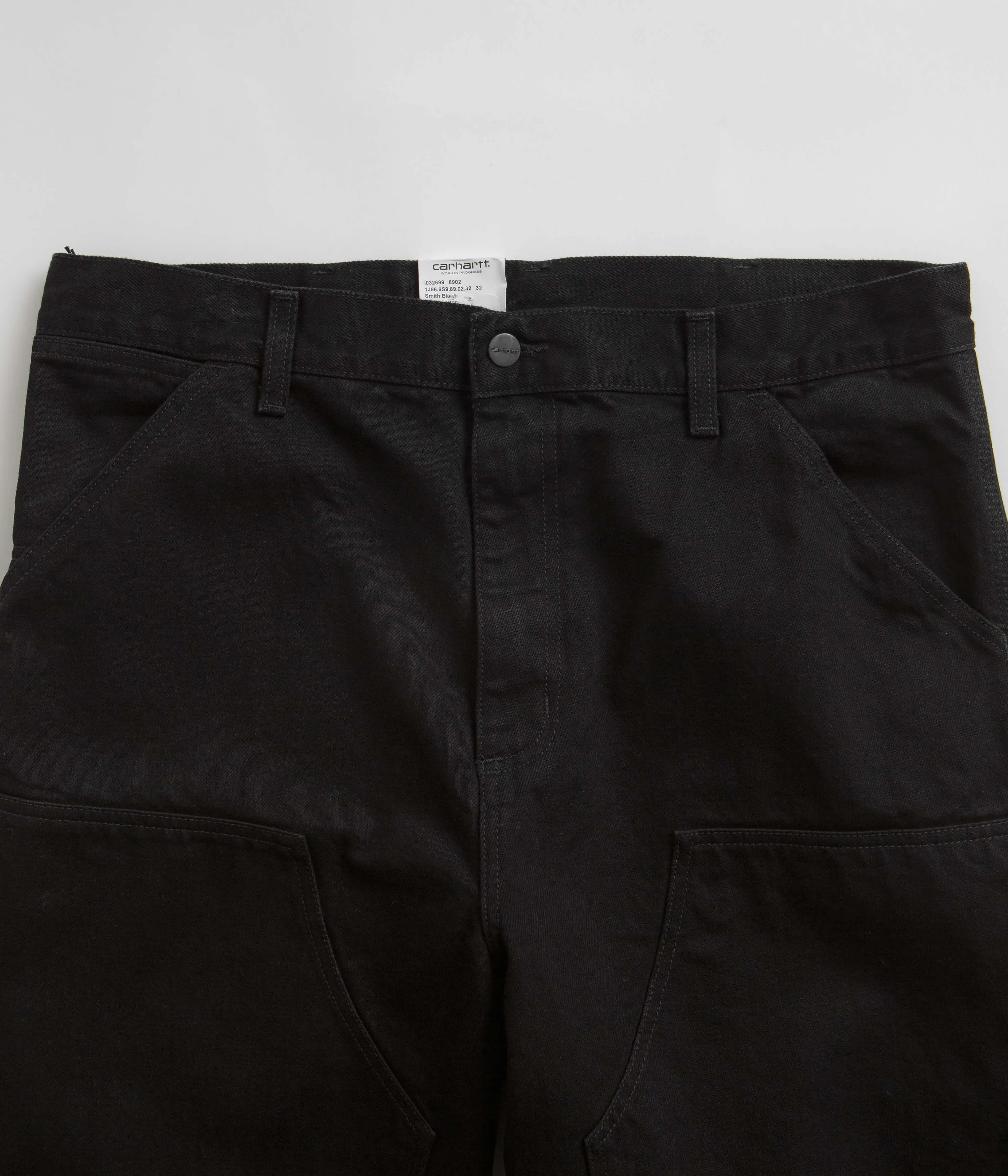 Carhartt Denim Double Knee Pants - Black Rinsed