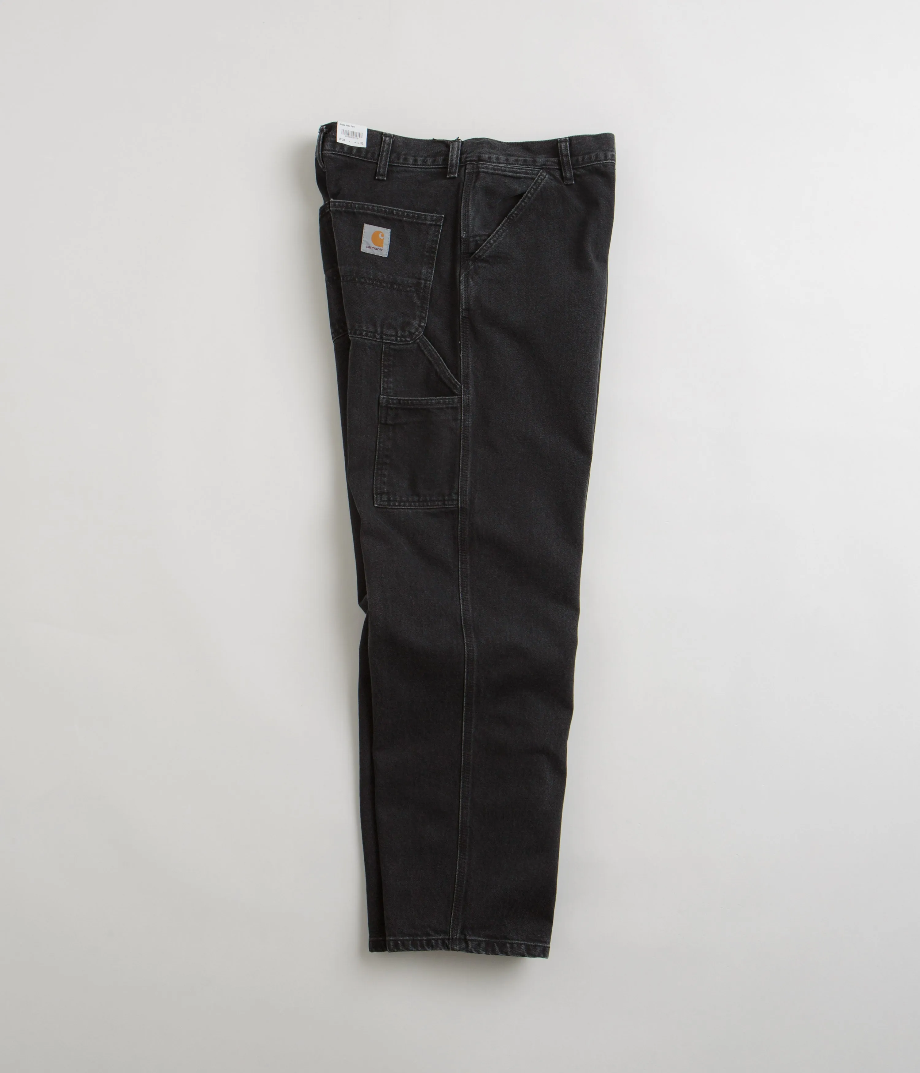 Carhartt Denim Single Knee Pants - Black Stone Washed