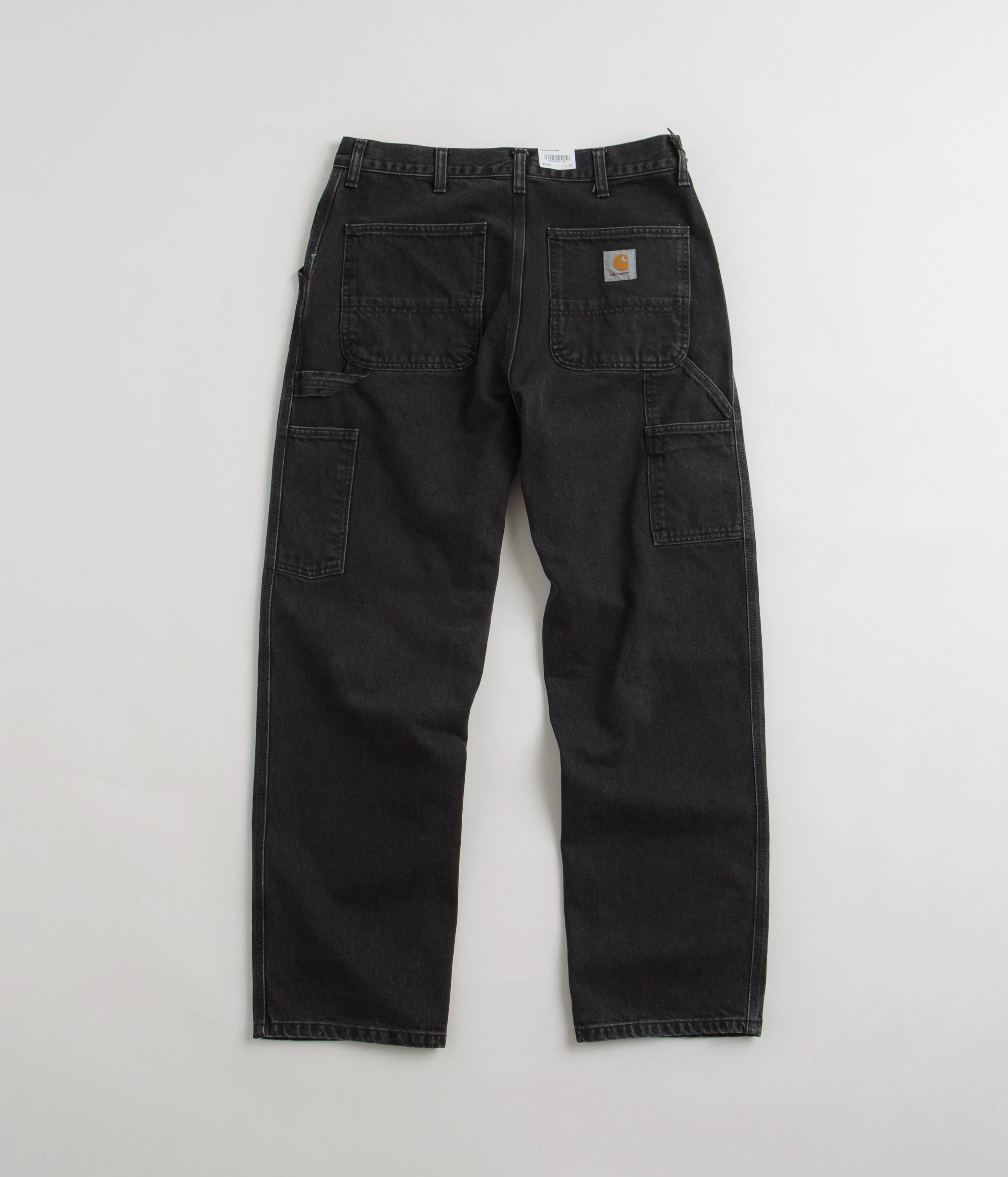 Carhartt Denim Single Knee Pants - Black Stone Washed