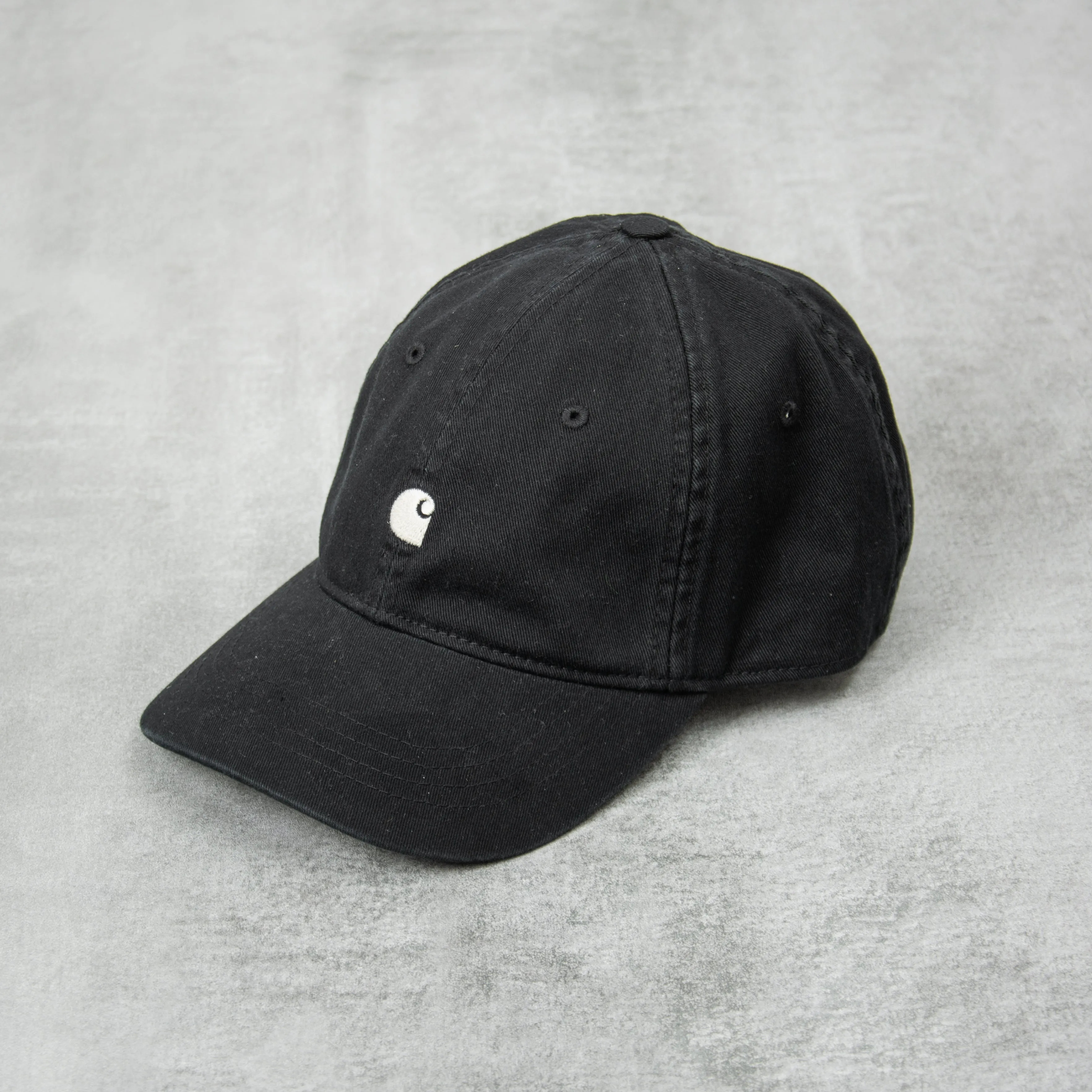 Carhartt WIP Madison Logo Cap - Black / White