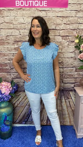 CARRIE Cap Sleeve Top