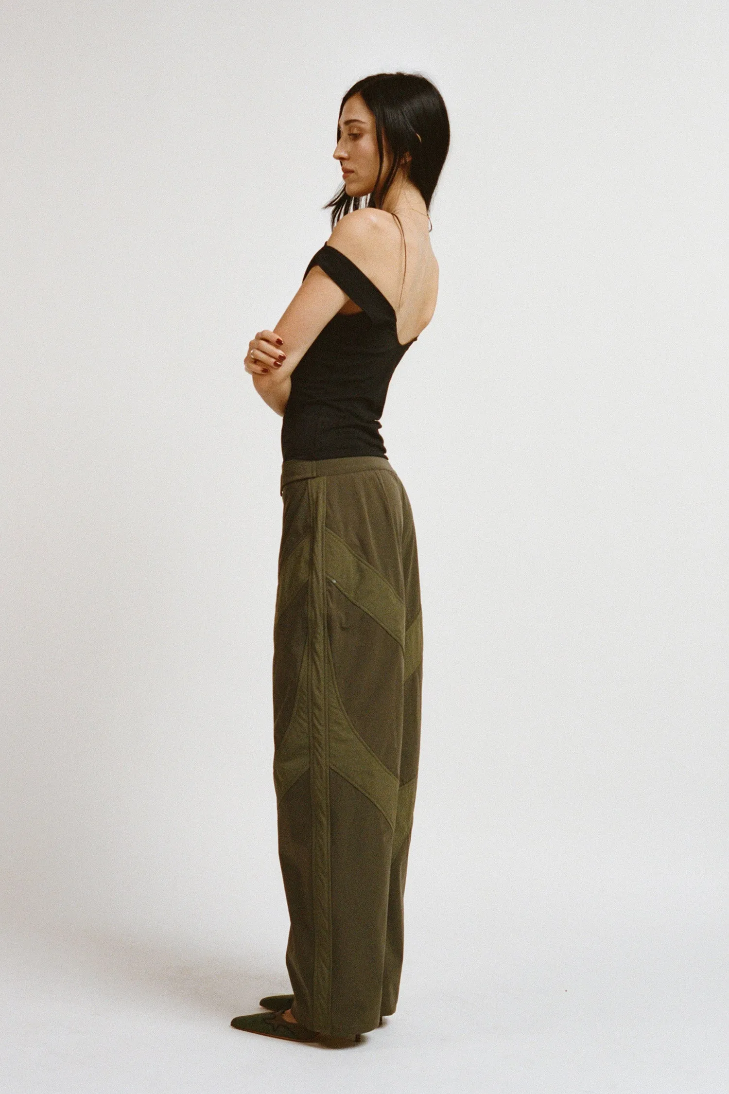 CASEY PANT - OLIVE