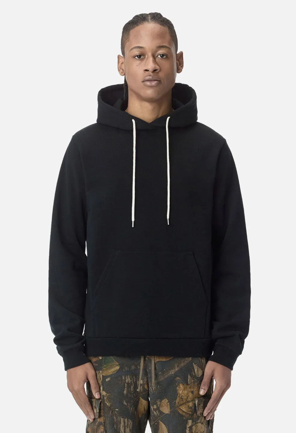 Cashmere Fleece Beach Hoodie / Black