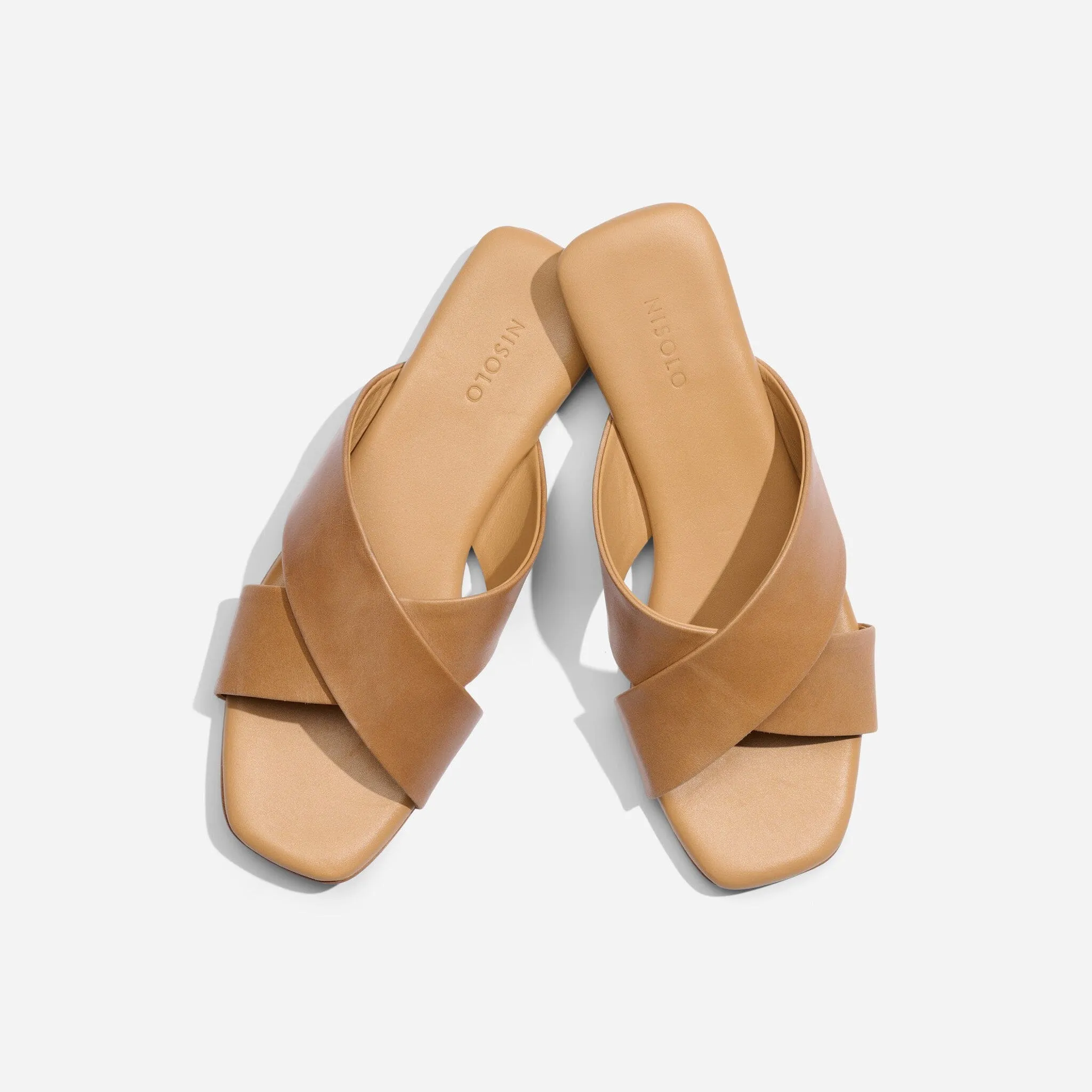 Catalina Slide Sandal Almond