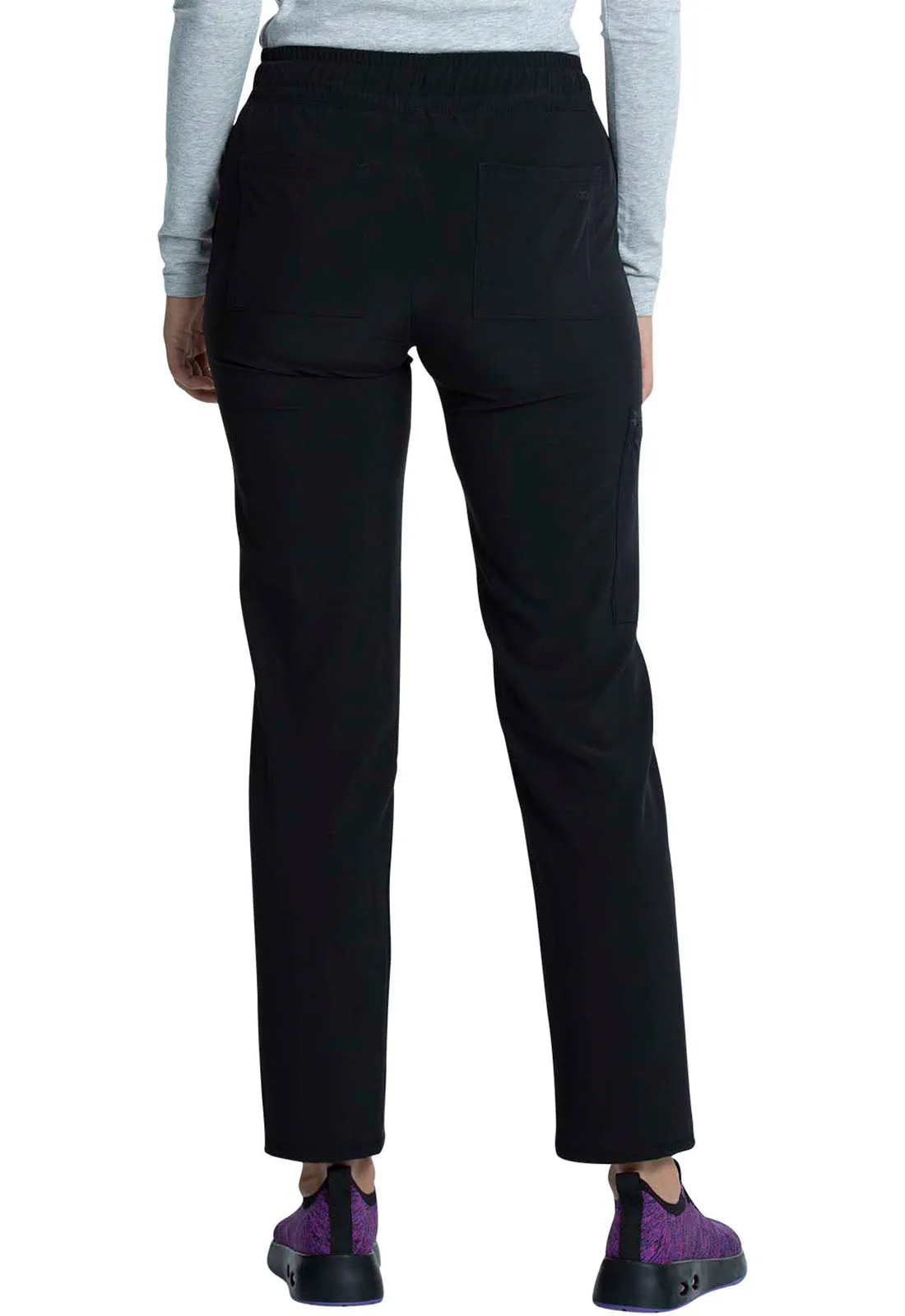 Cherokee Allura CKA184 Mid Rise Drawstring Cargo Pant - PETITE