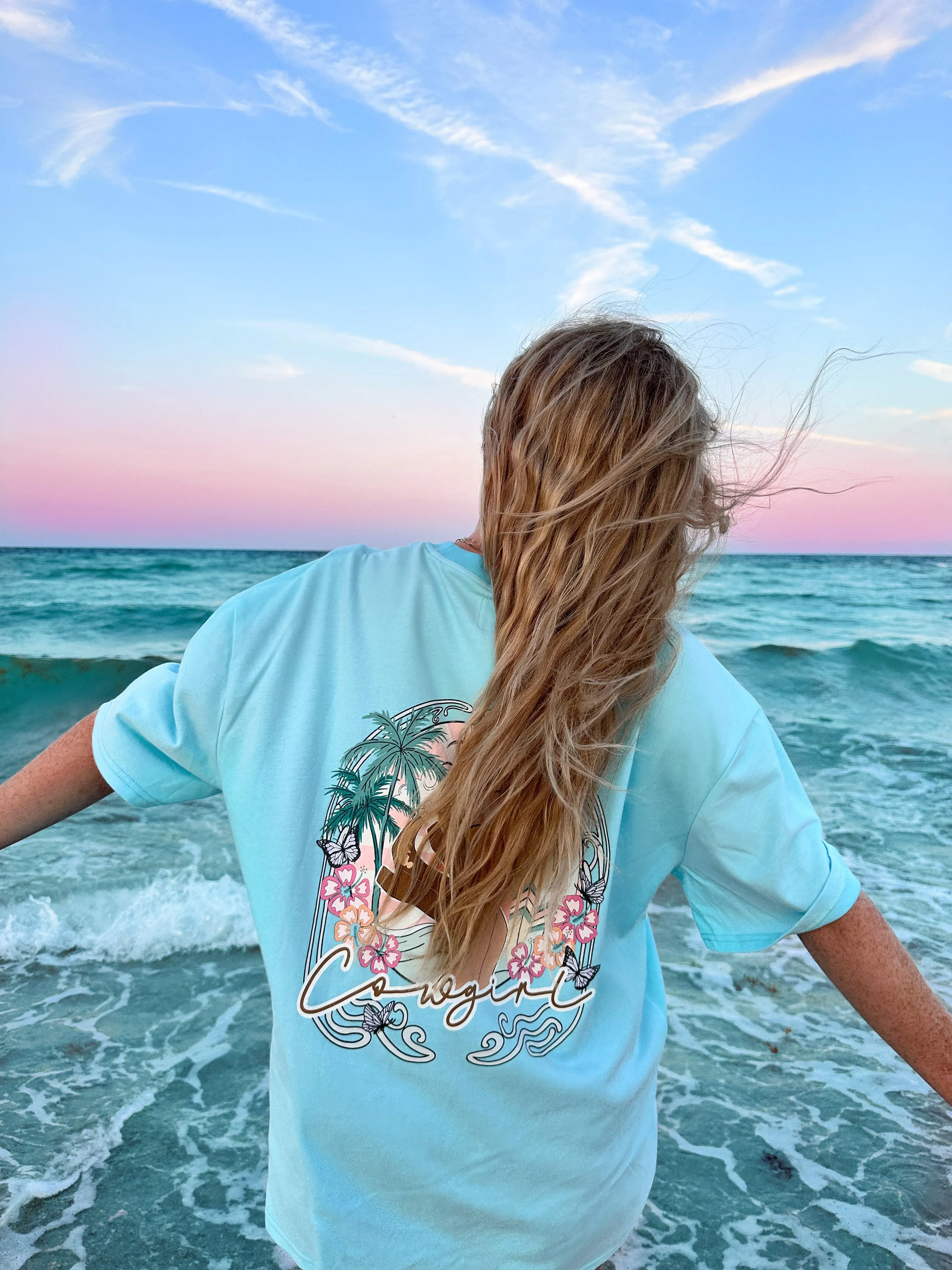 COASTAL COWGIRL TEE