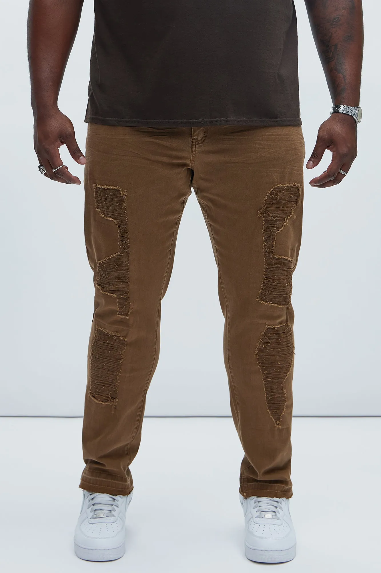 Colter Slim Pants - Dark Brown