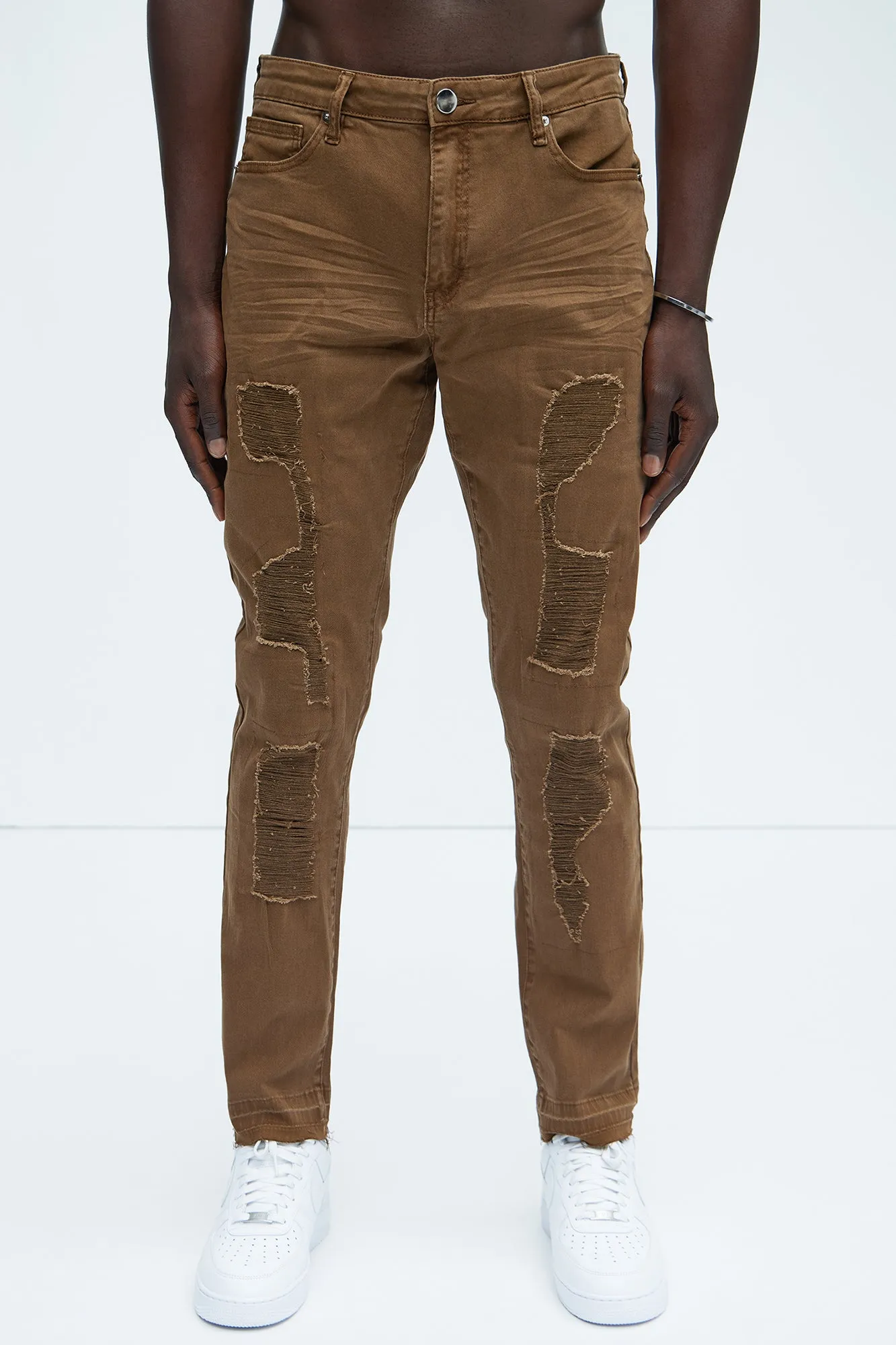 Colter Slim Pants - Dark Brown