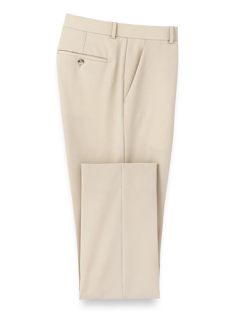 Comfort Stretch Travel Pants - Cream