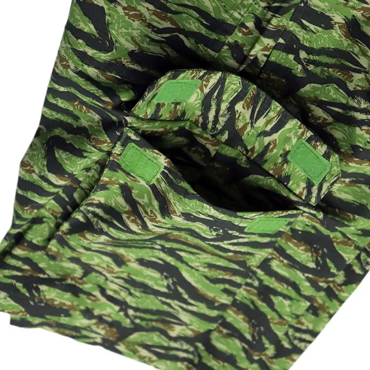 Cookman Chef Short Pants Cargo - Ripstop : Tiger Camo Green