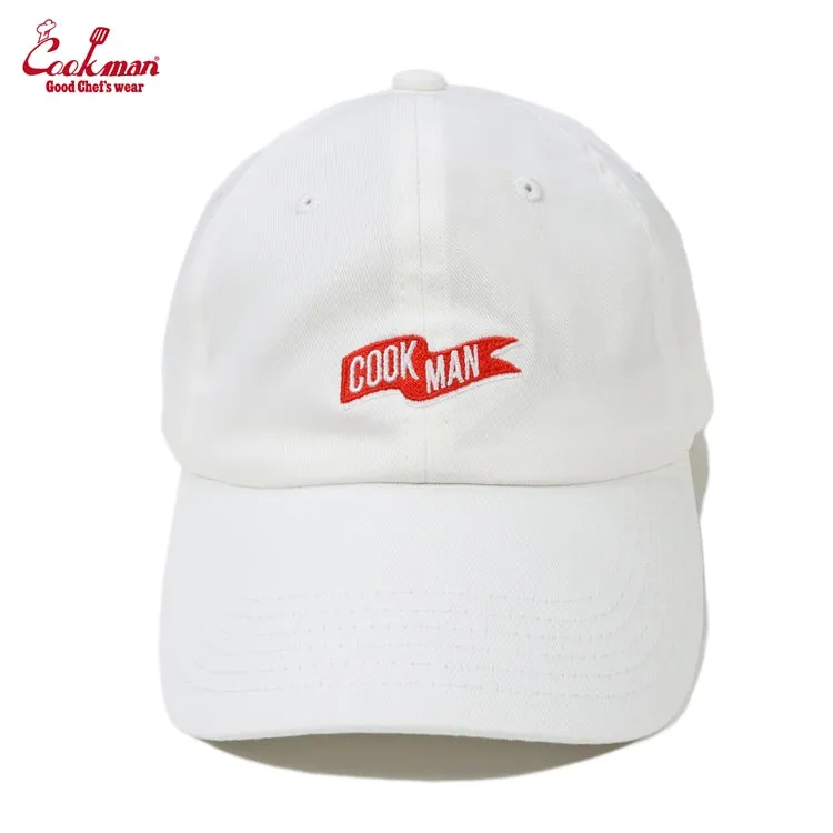 Cookman  Low Cap - Flag : Blanc