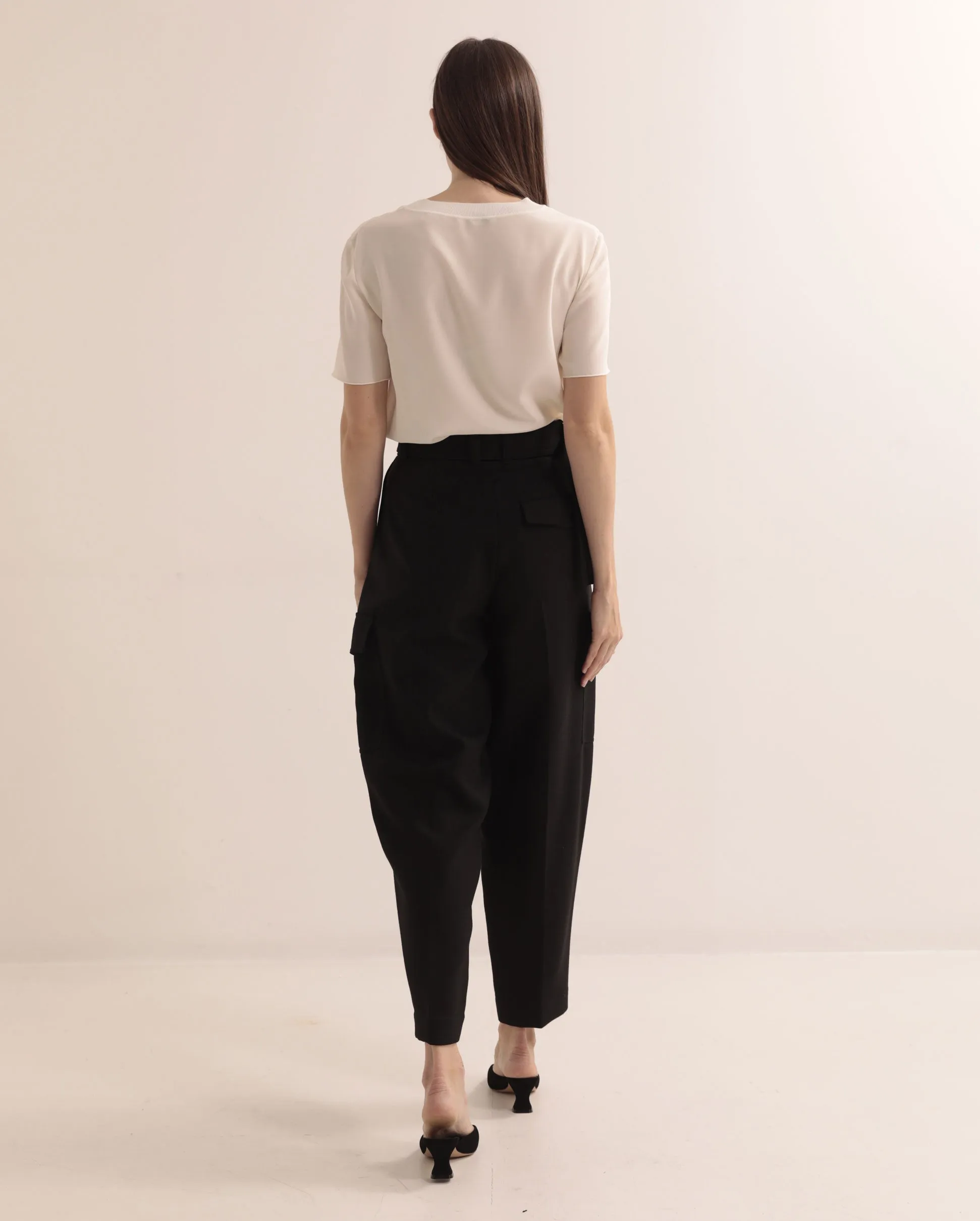 DEVONPORT PANT FLUID / BLACK