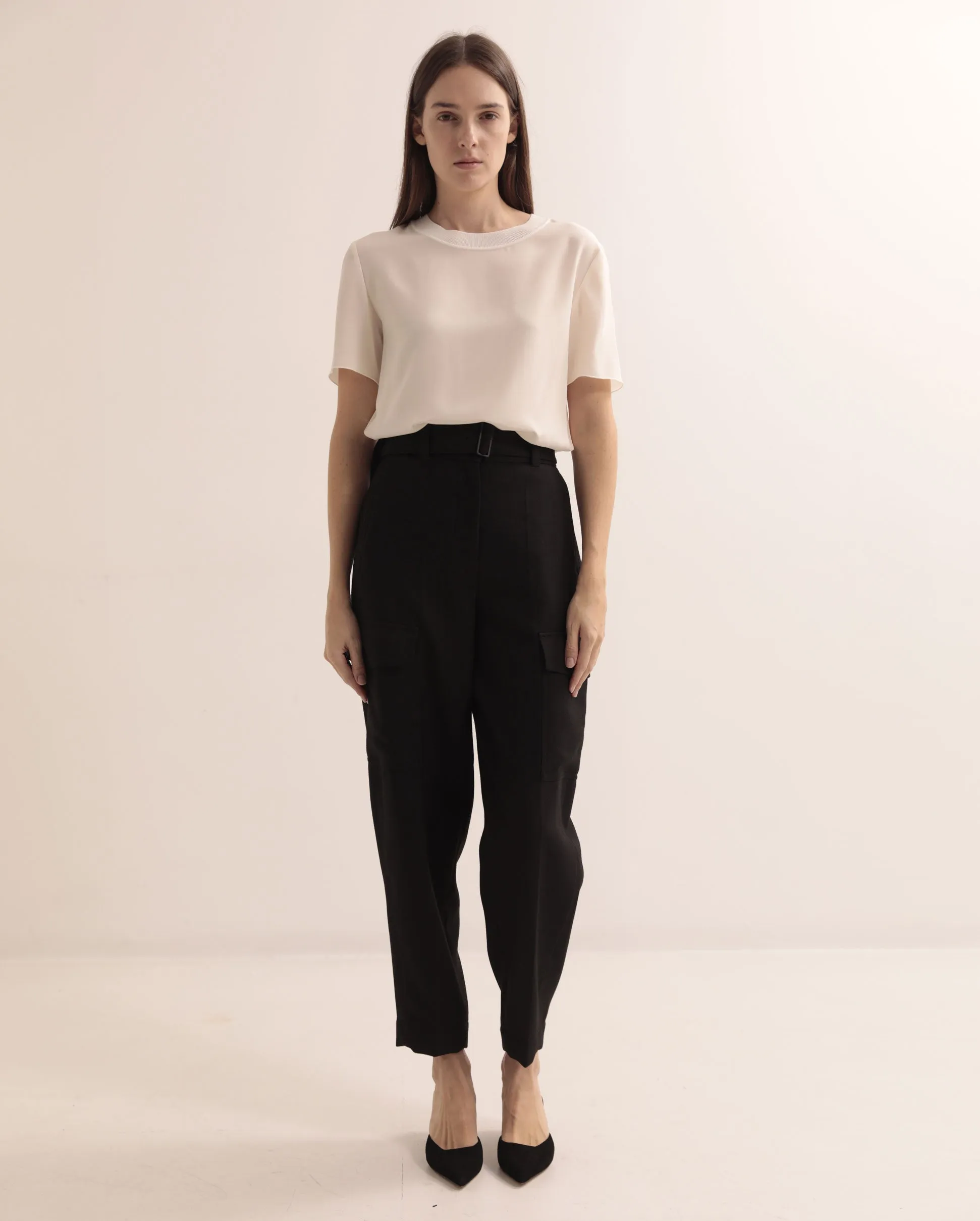 DEVONPORT PANT FLUID / BLACK