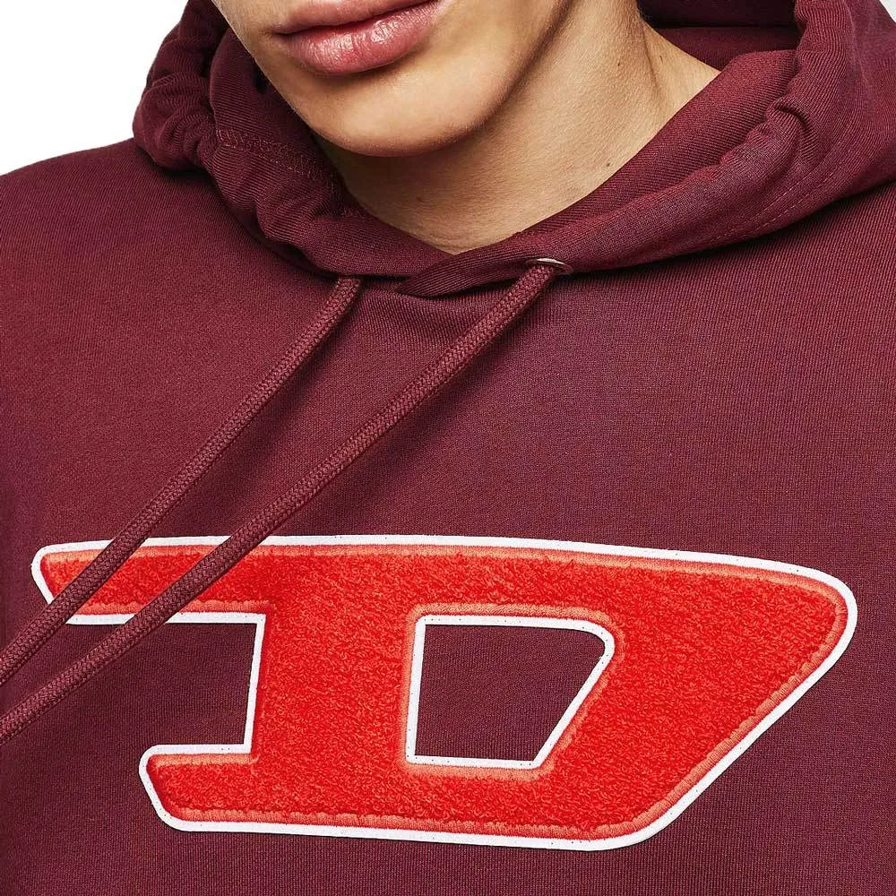 Diesel S-DIVISION-D Hoodie - Burgundy