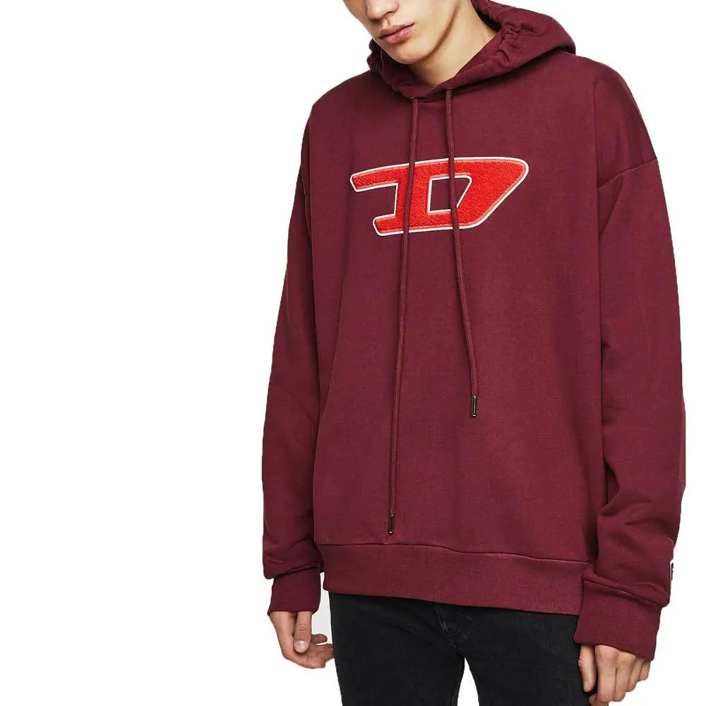 Diesel S-DIVISION-D Hoodie - Burgundy