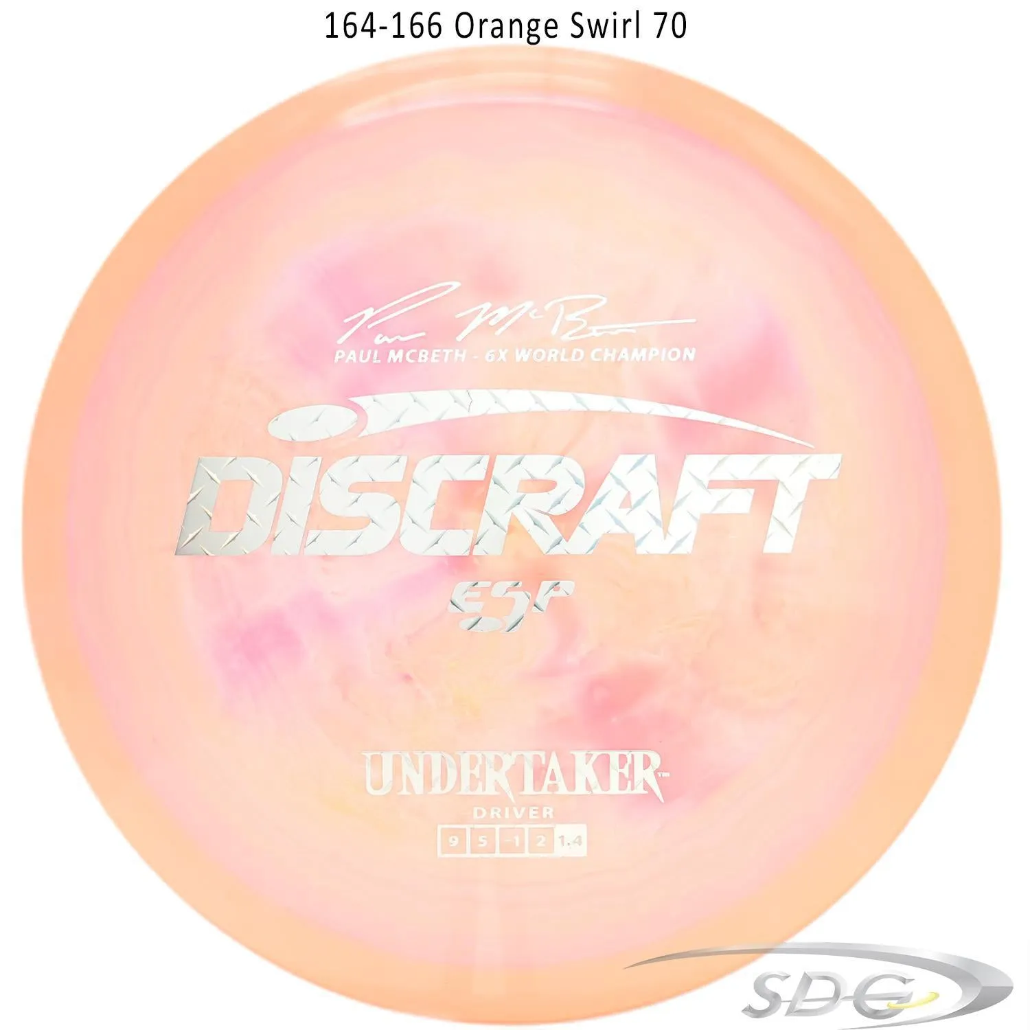 Discraft ESP Undertaker 6X Paul McBeth Signature Series Disc Golf Distance Driver