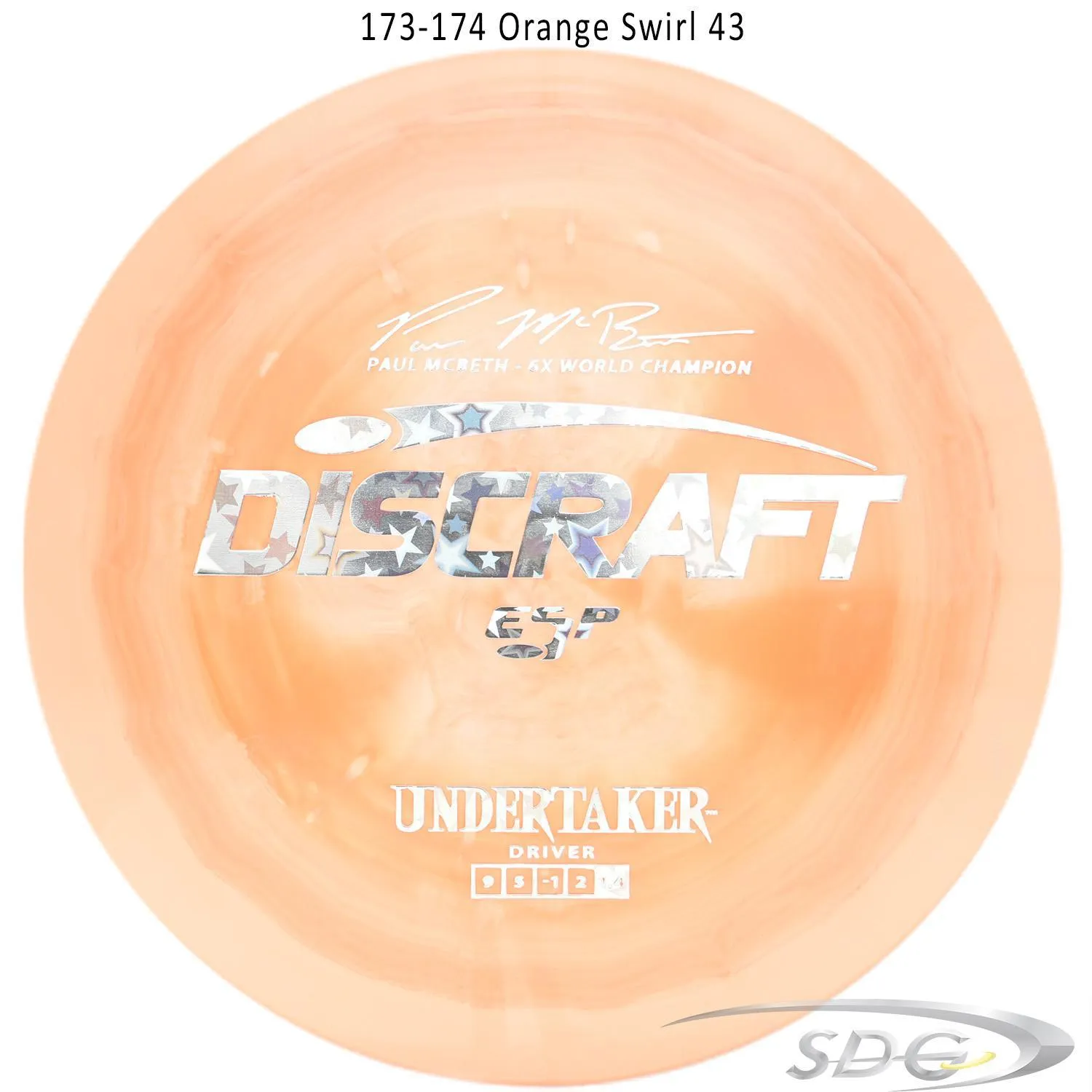 Discraft ESP Undertaker 6X Paul McBeth Signature Series Disc Golf Distance Driver