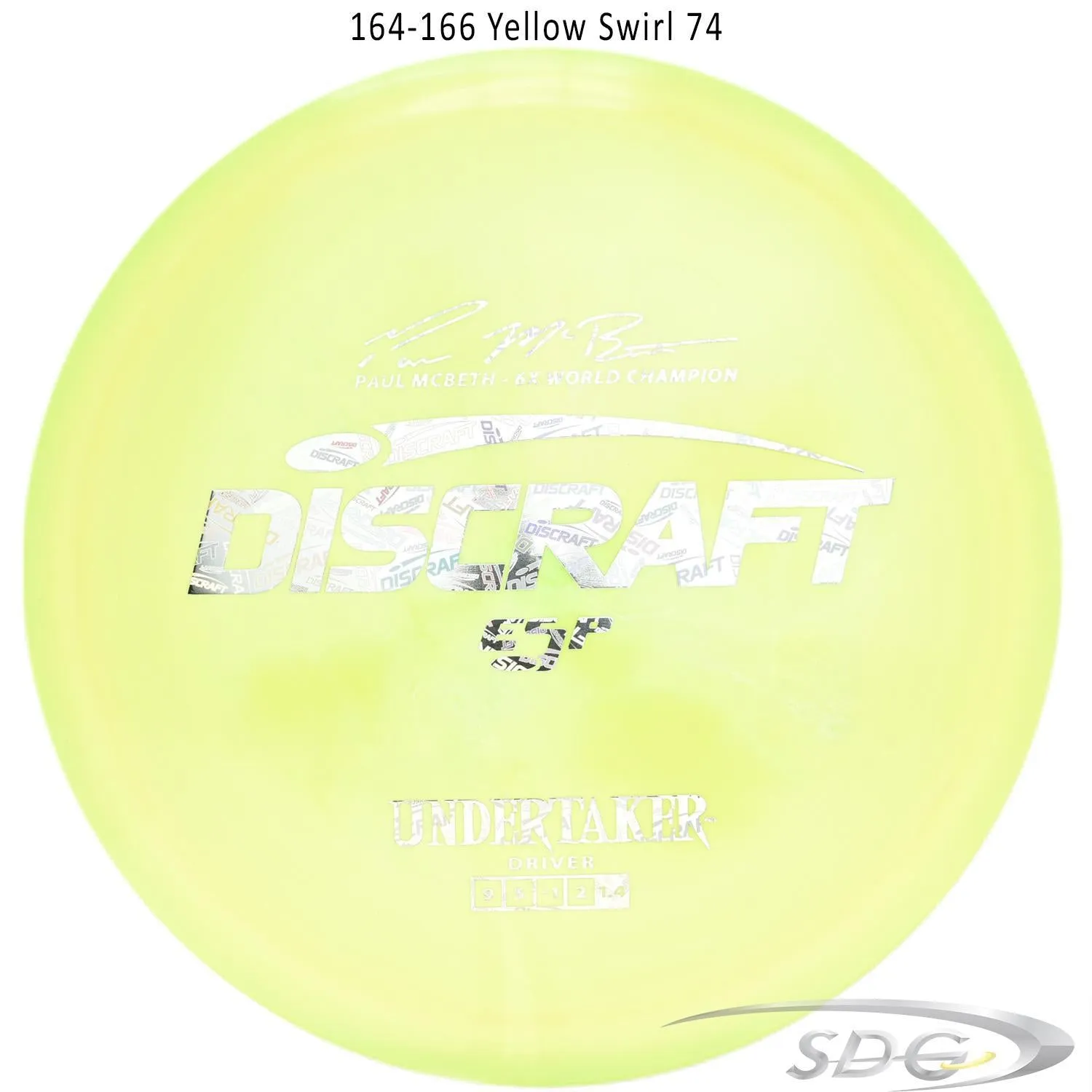 Discraft ESP Undertaker 6X Paul McBeth Signature Series Disc Golf Distance Driver