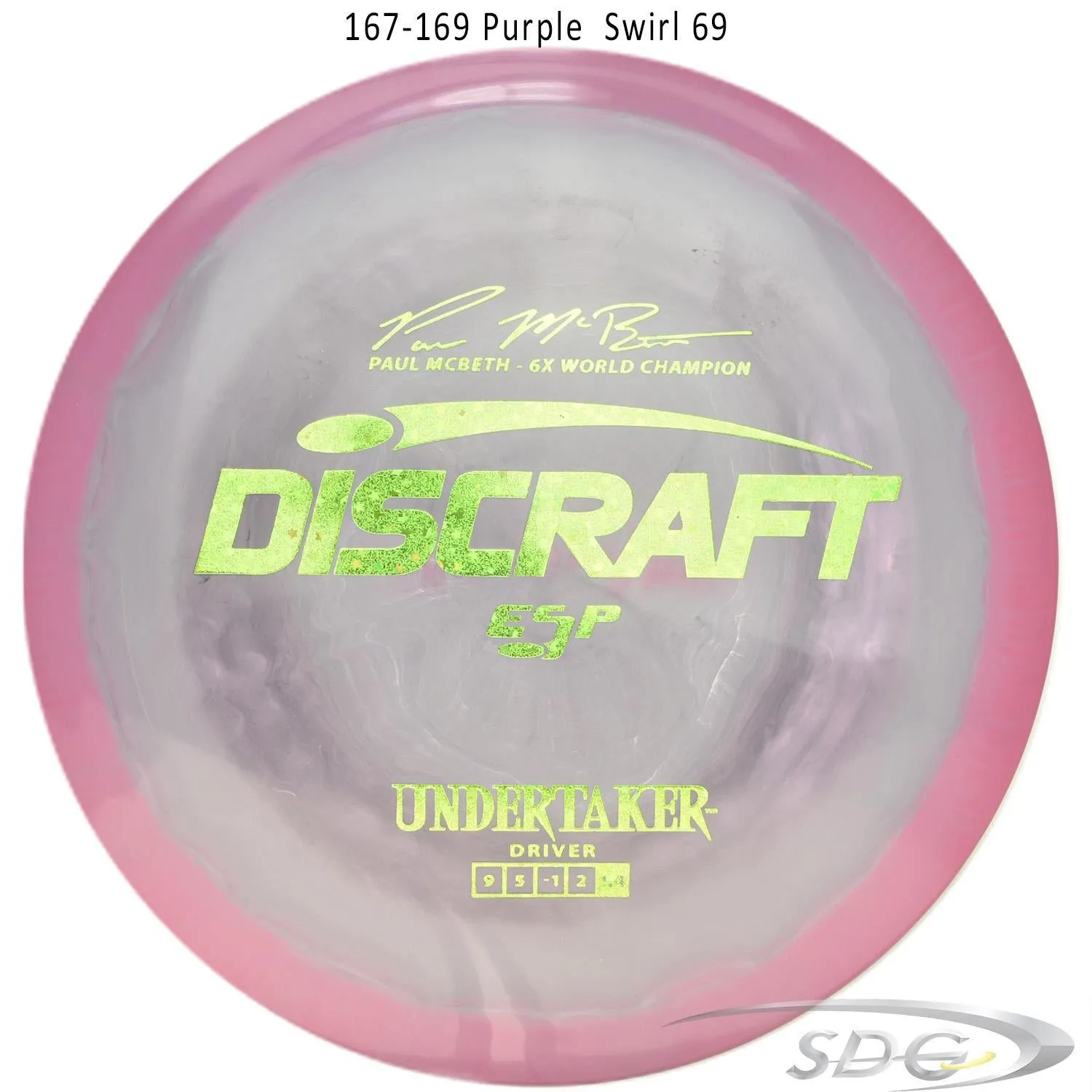 Discraft ESP Undertaker 6X Paul McBeth Signature Series Disc Golf Distance Driver