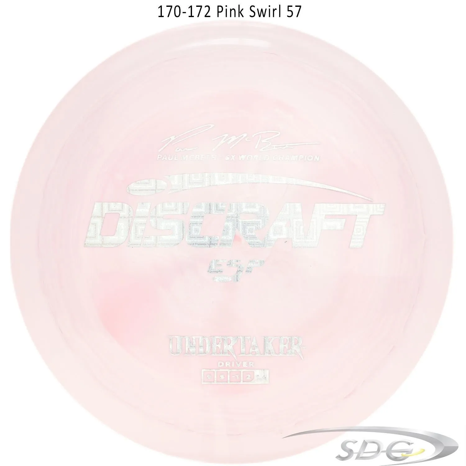 Discraft ESP Undertaker 6X Paul McBeth Signature Series Disc Golf Distance Driver