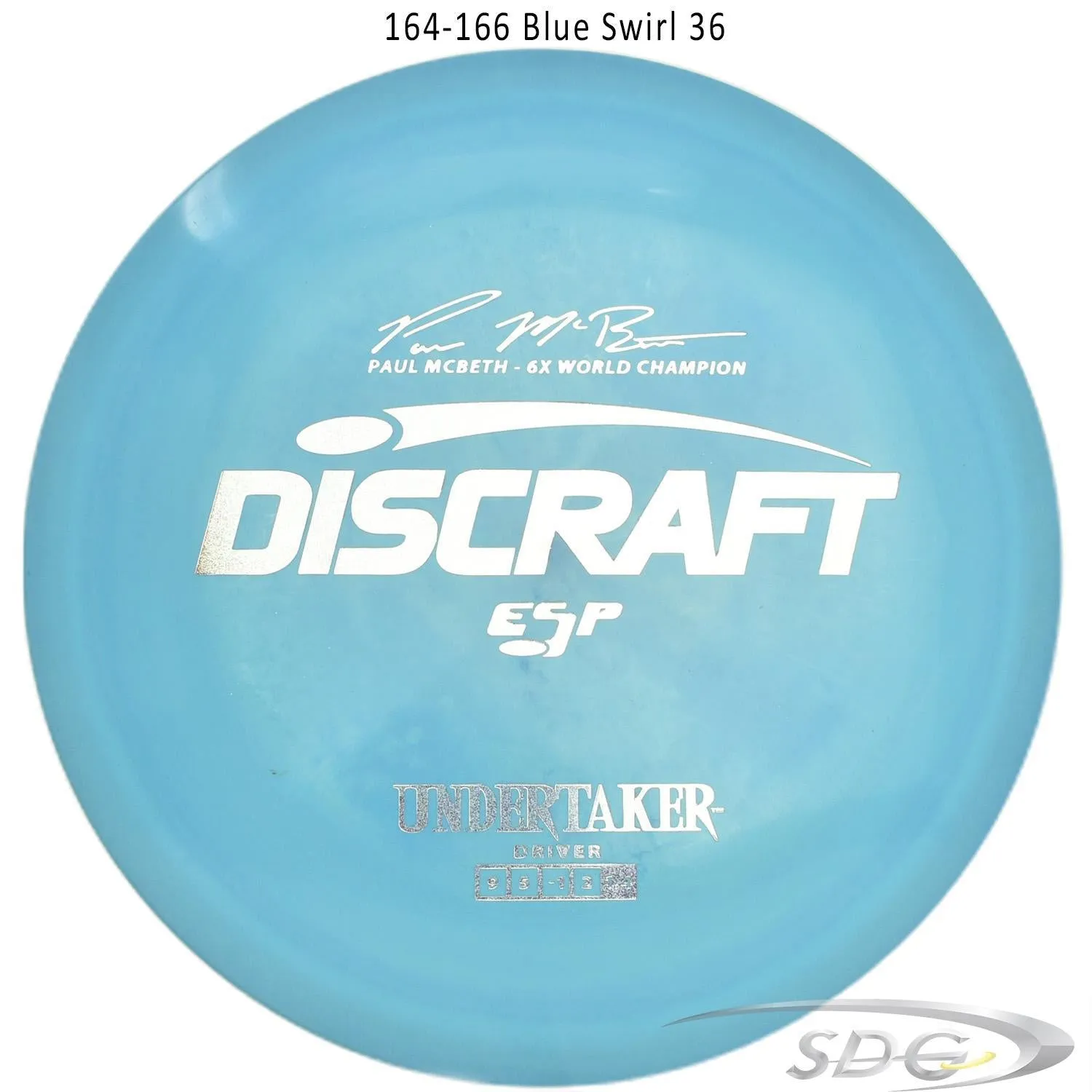 Discraft ESP Undertaker 6X Paul McBeth Signature Series Disc Golf Distance Driver