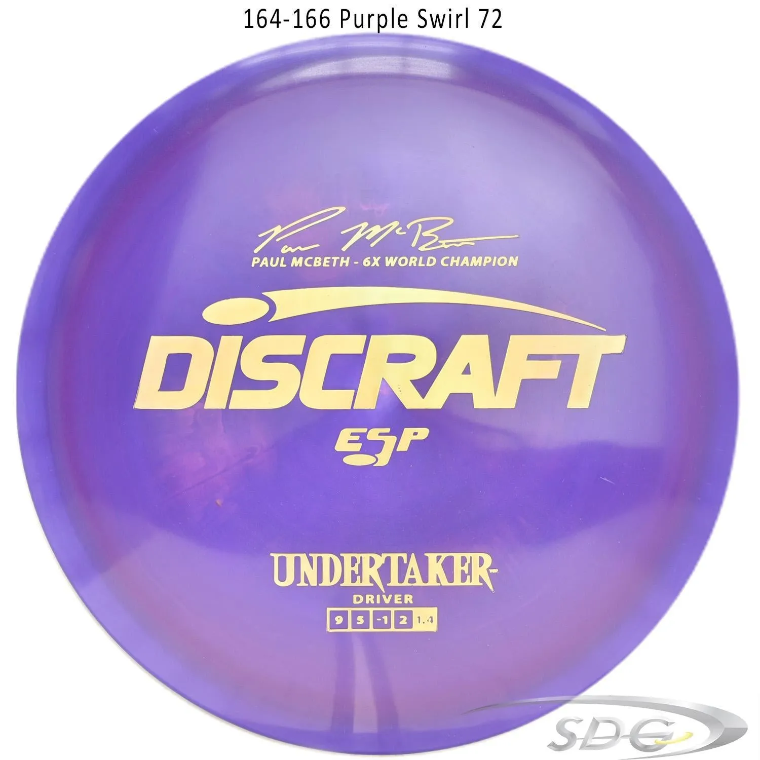 Discraft ESP Undertaker 6X Paul McBeth Signature Series Disc Golf Distance Driver