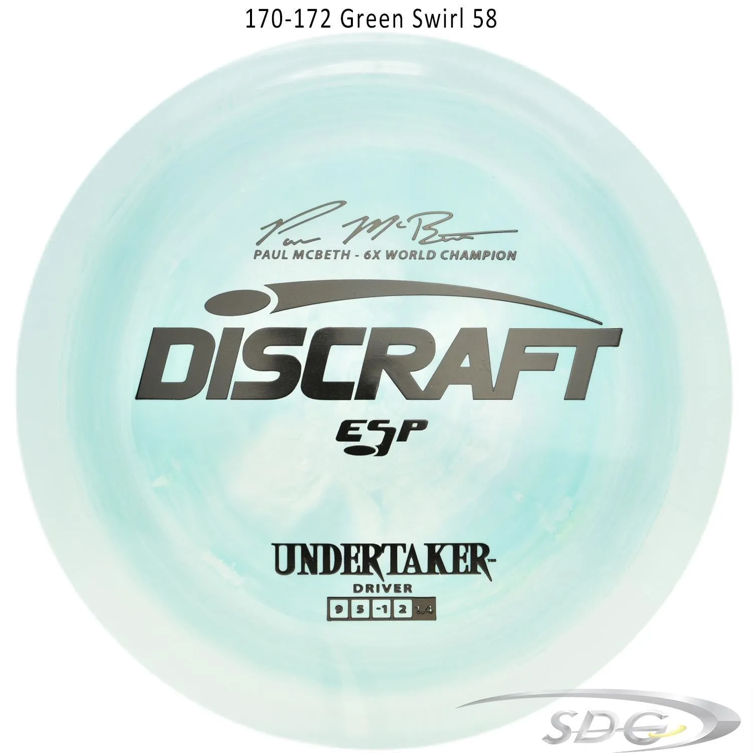 Discraft ESP Undertaker 6X Paul McBeth Signature Series Disc Golf Distance Driver