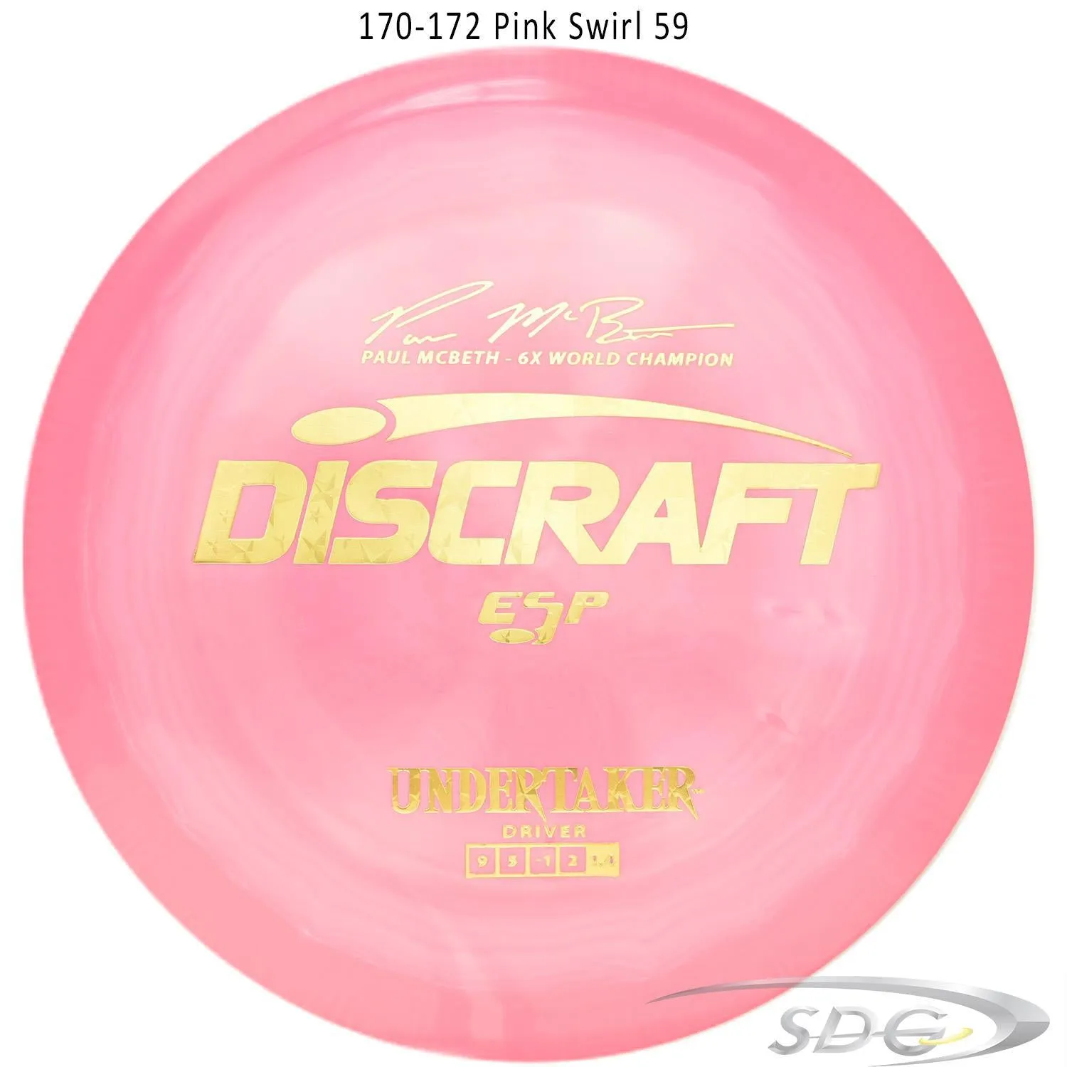 Discraft ESP Undertaker 6X Paul McBeth Signature Series Disc Golf Distance Driver