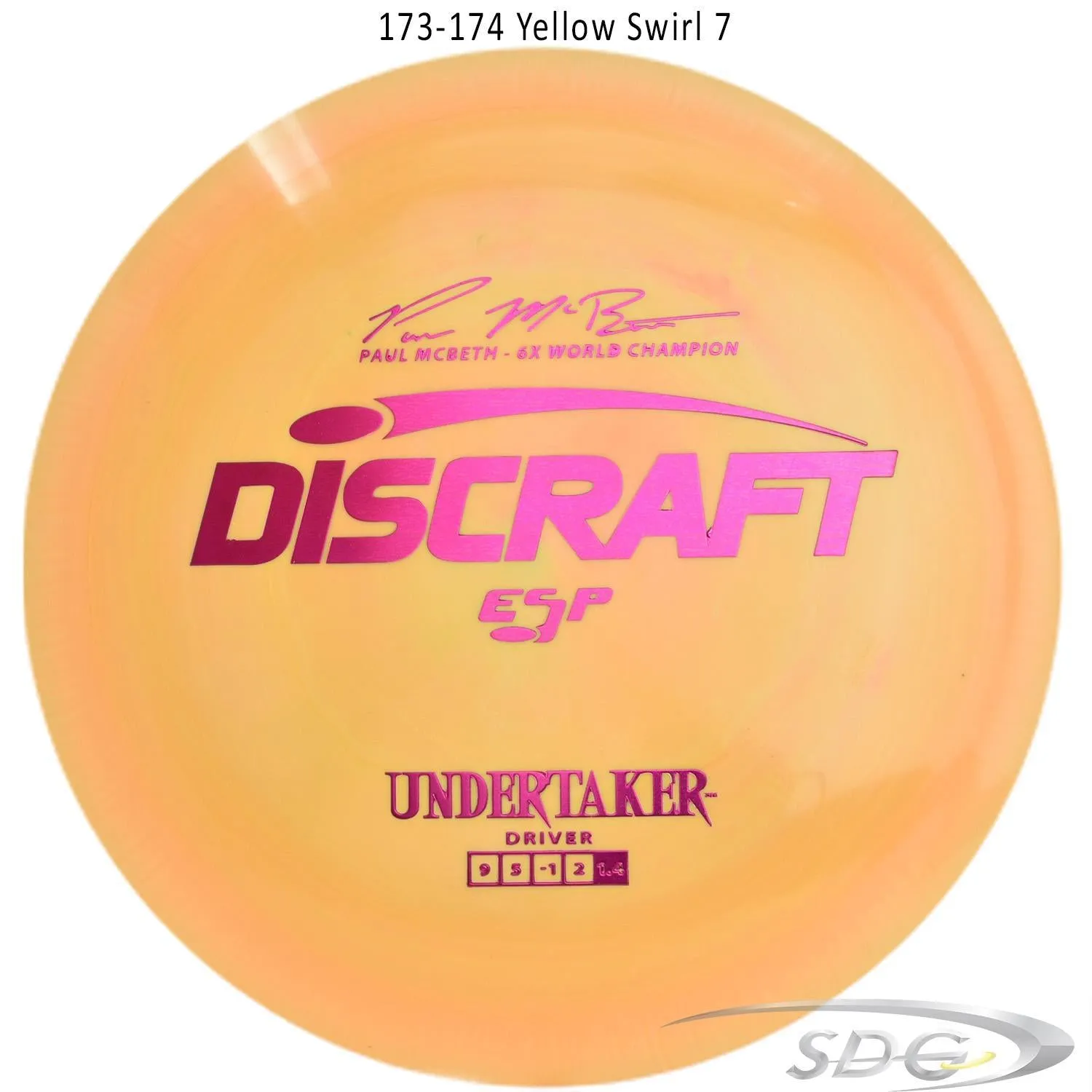 Discraft ESP Undertaker 6X Paul McBeth Signature Series Disc Golf Distance Driver