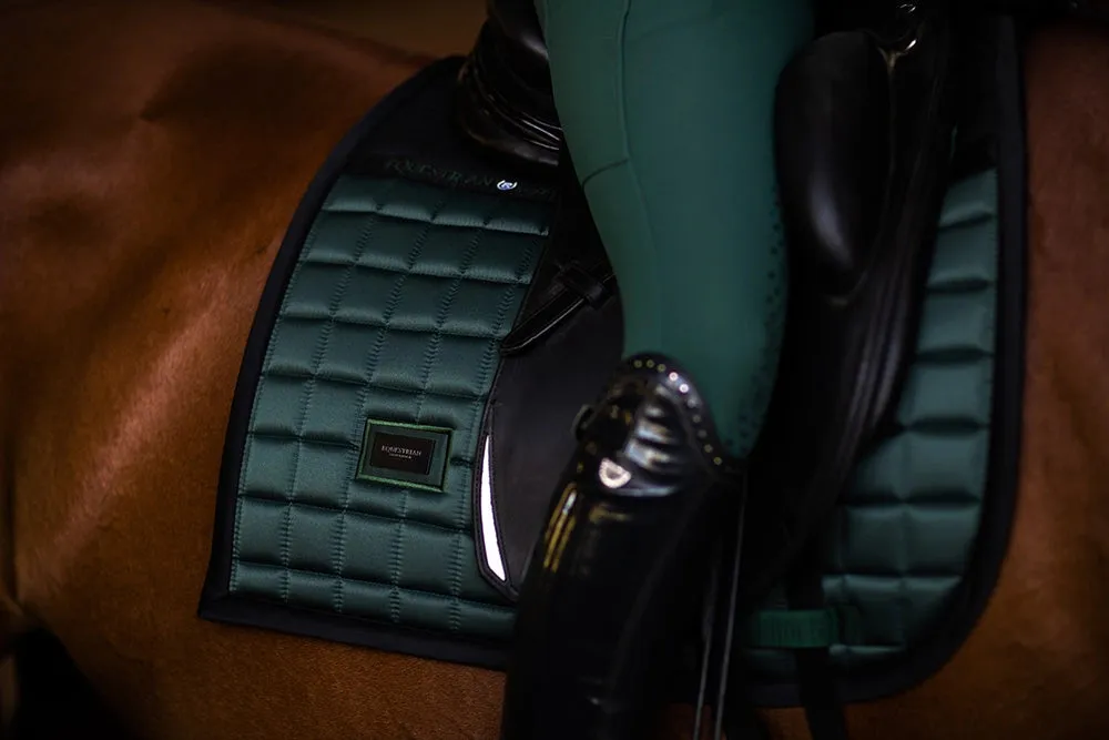 EQUESTRIAN STOCKHOLM DRESSAGE SADDLE PAD SPORTIVE SYCAMORE GREEN