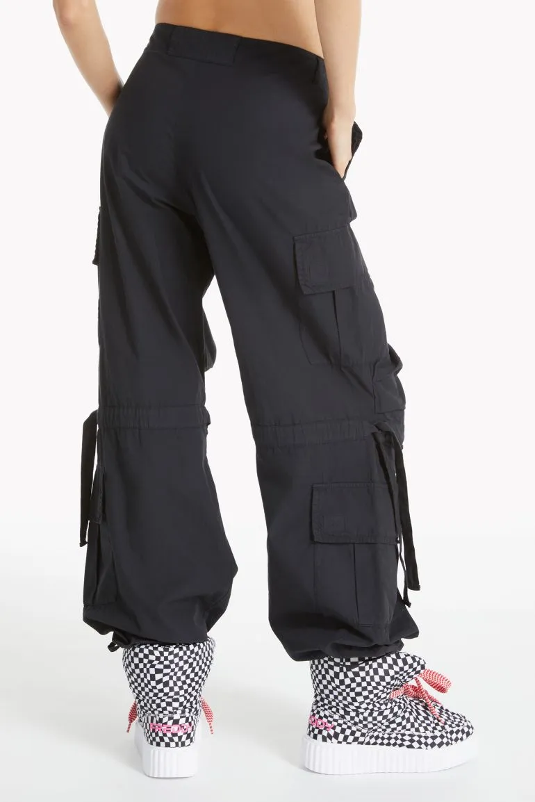 Freddy Cargo trousers with pockets and drawstring BRITNEYF301 NX black 