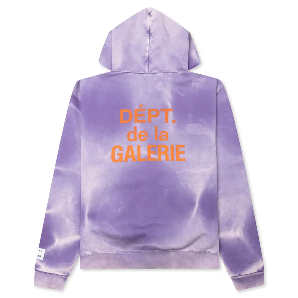 French Zip Hoodie - Purple