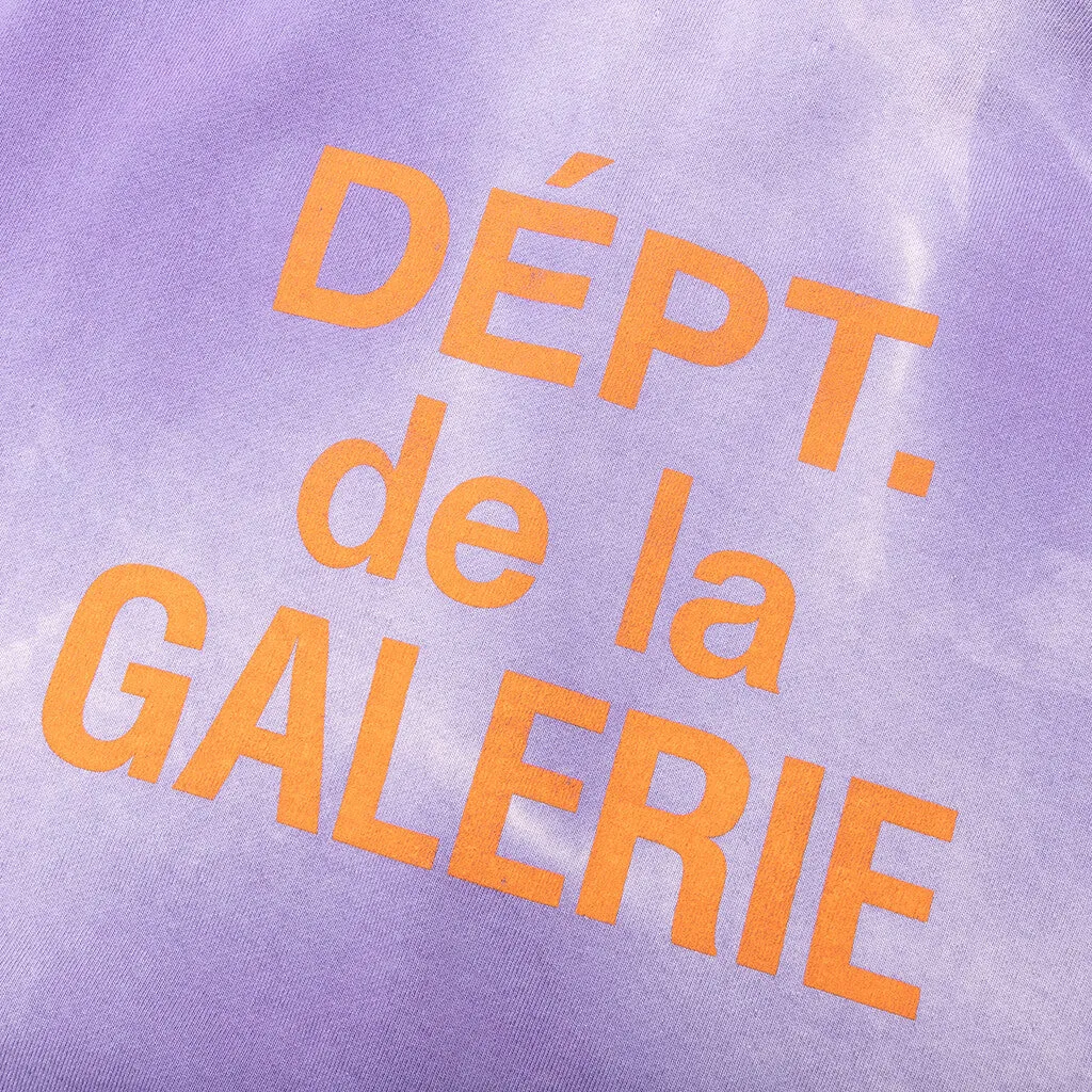 French Zip Hoodie - Purple