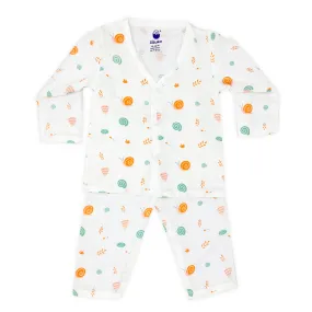 Full sleeve Jabla Pyjama Set -Organic Muslin -Snail