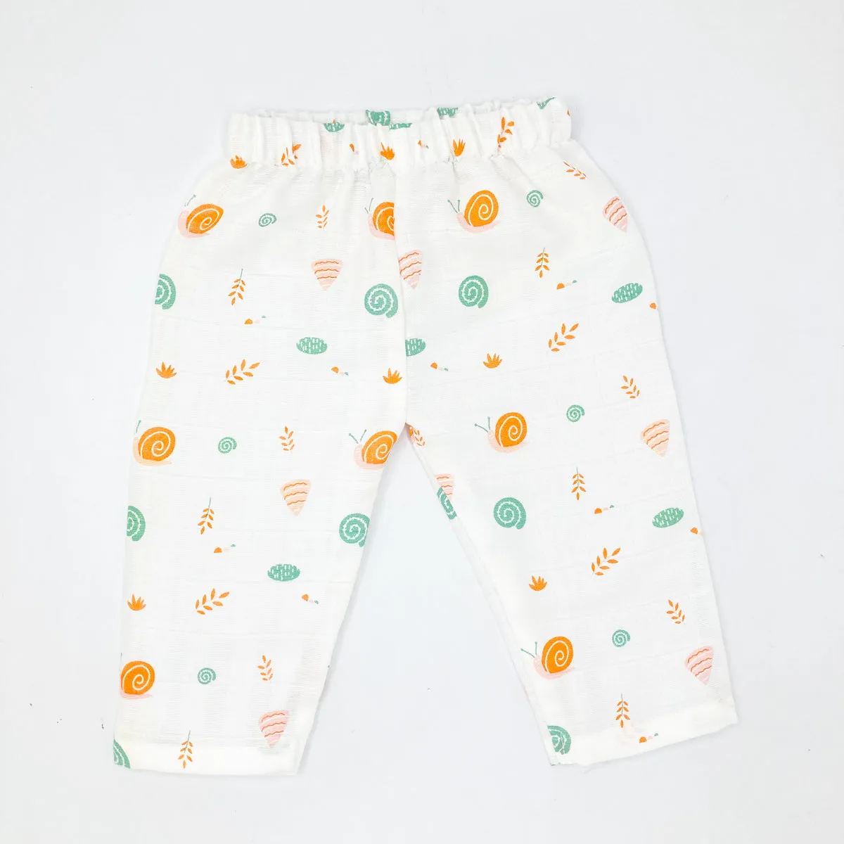 Full sleeve Jabla Pyjama Set -Organic Muslin -Snail